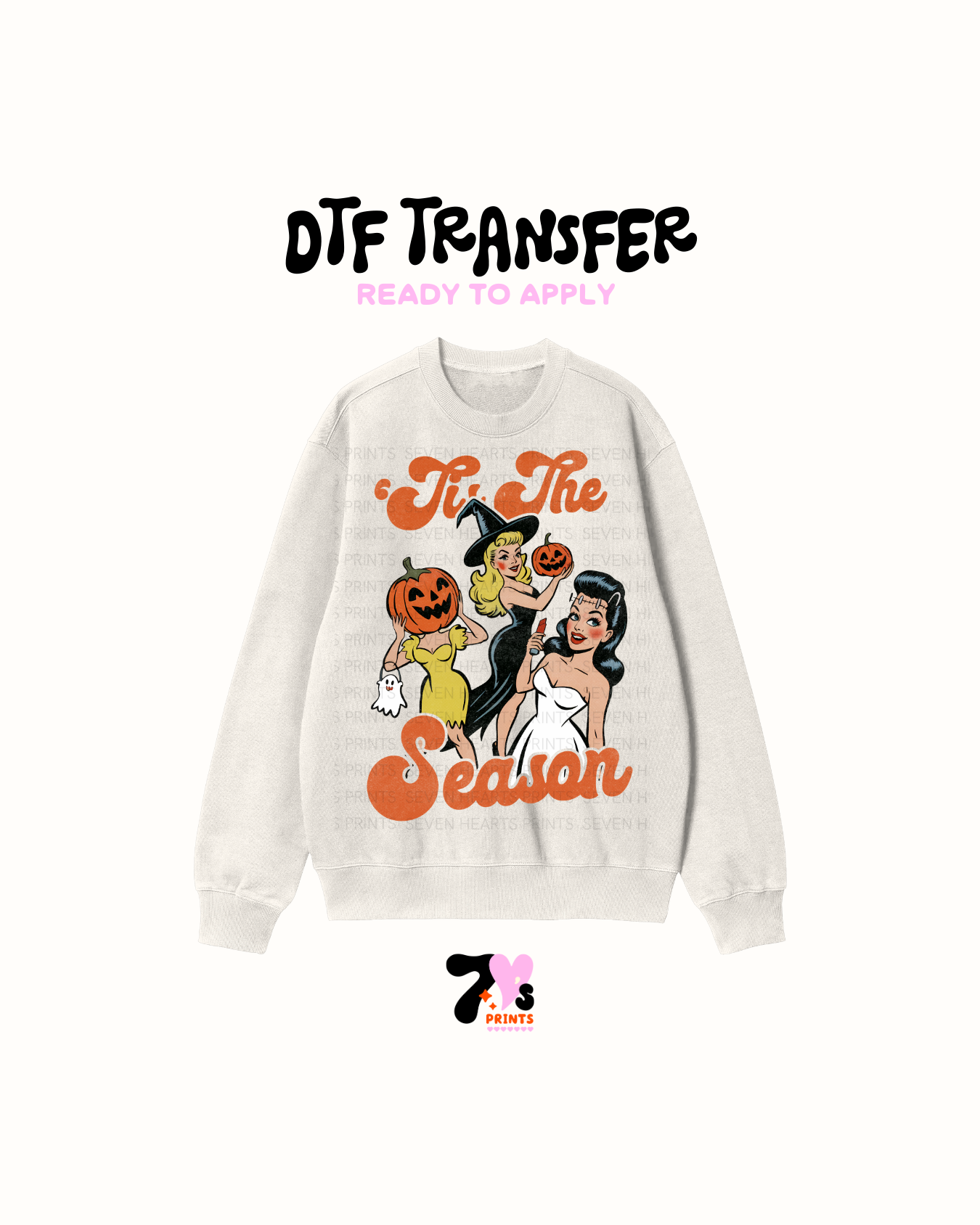 Tis the season pumpkin ghoul - DTF Transfers