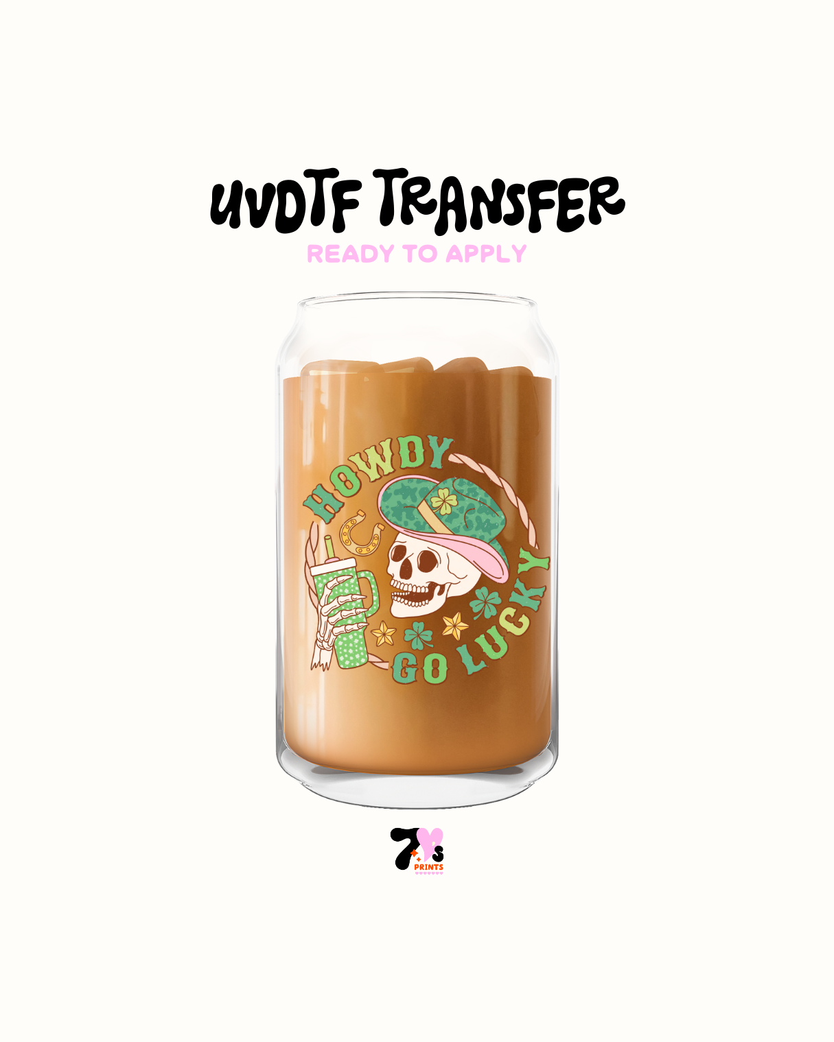 howdy go Lucky - UVDTF Decal