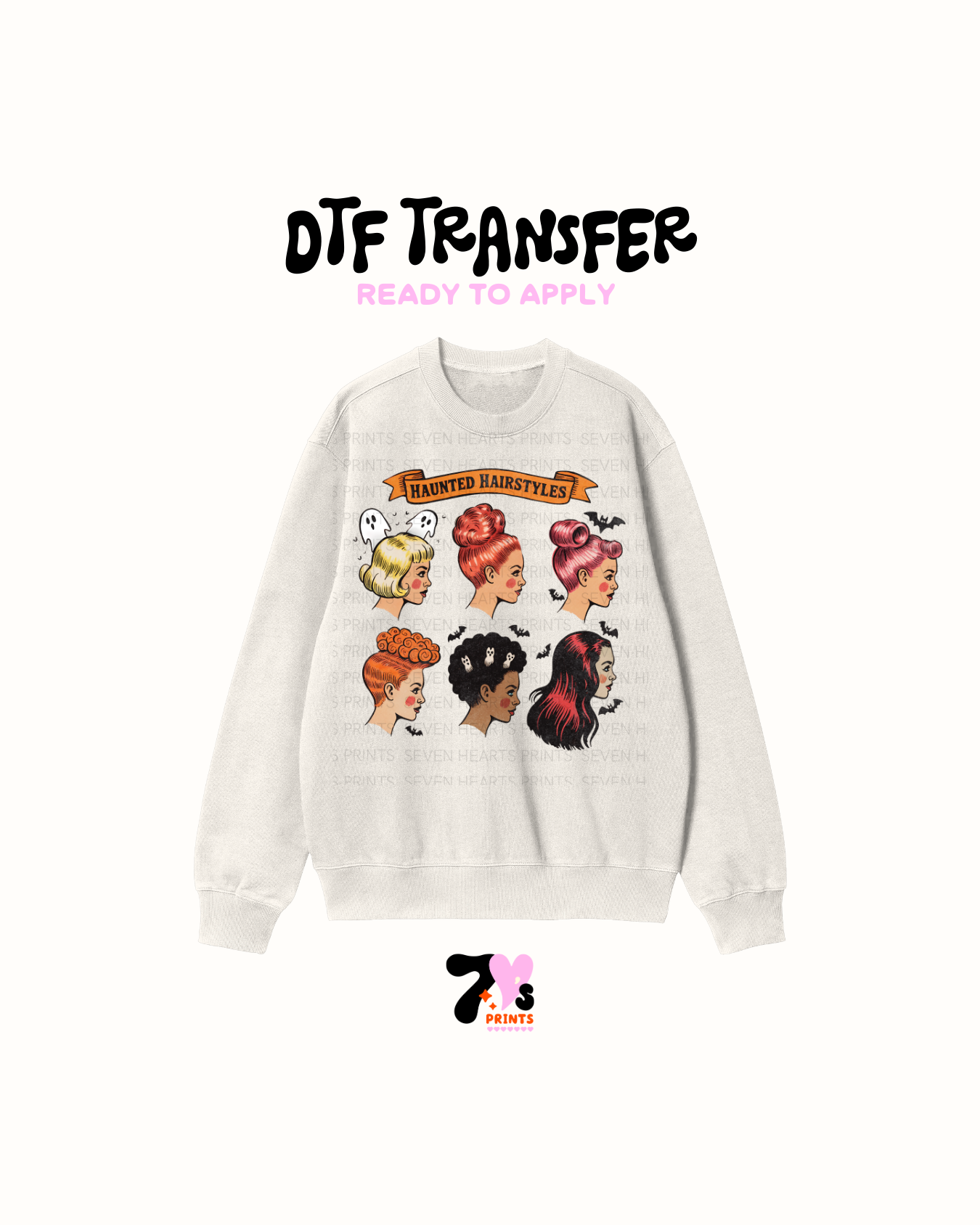 Haunted hairstyle - DTF Transfers