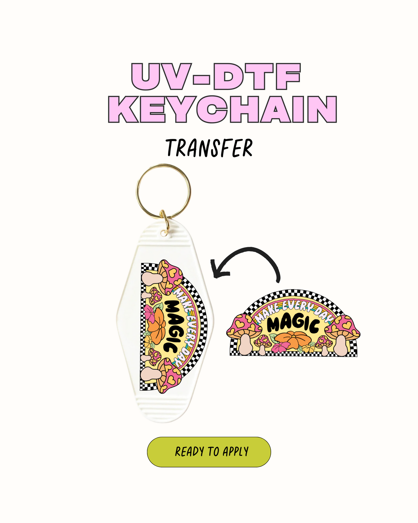 Magic - UVDTF Keychain