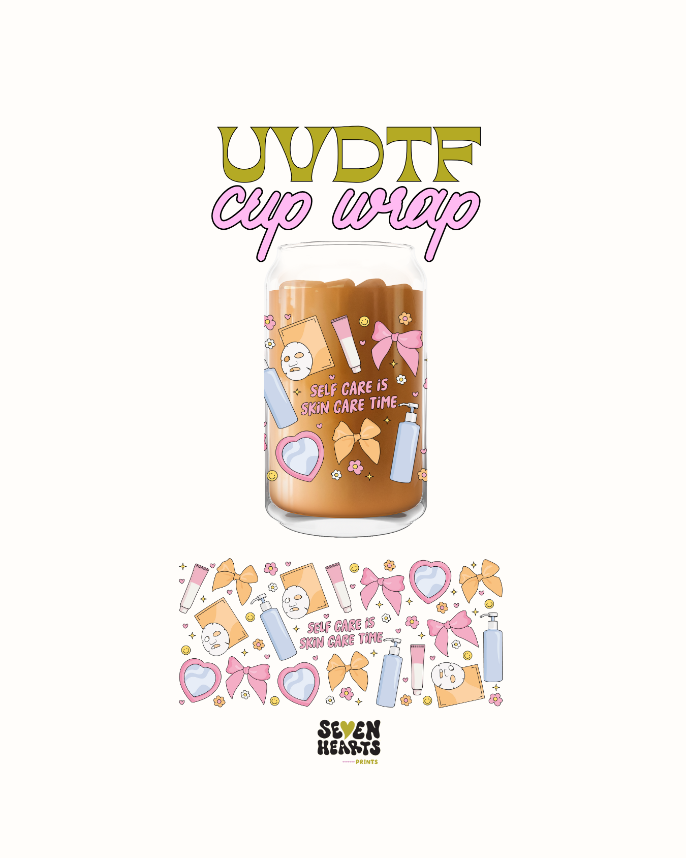 Skin care time - UVDTF Wrap