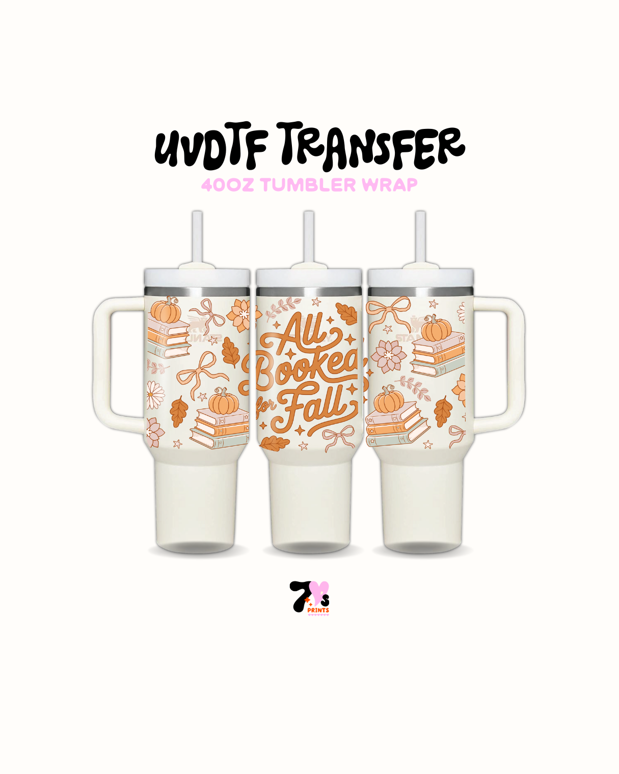 All Booked for fall - UVDTF Wrap