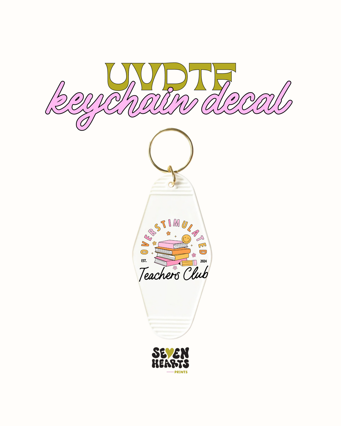 Teacher club - UVDTF Keychain