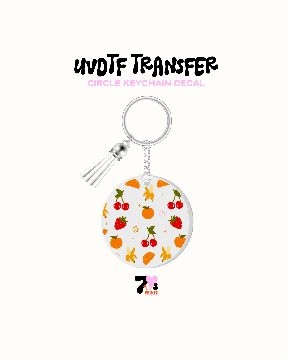 Fruits - Round Keychain