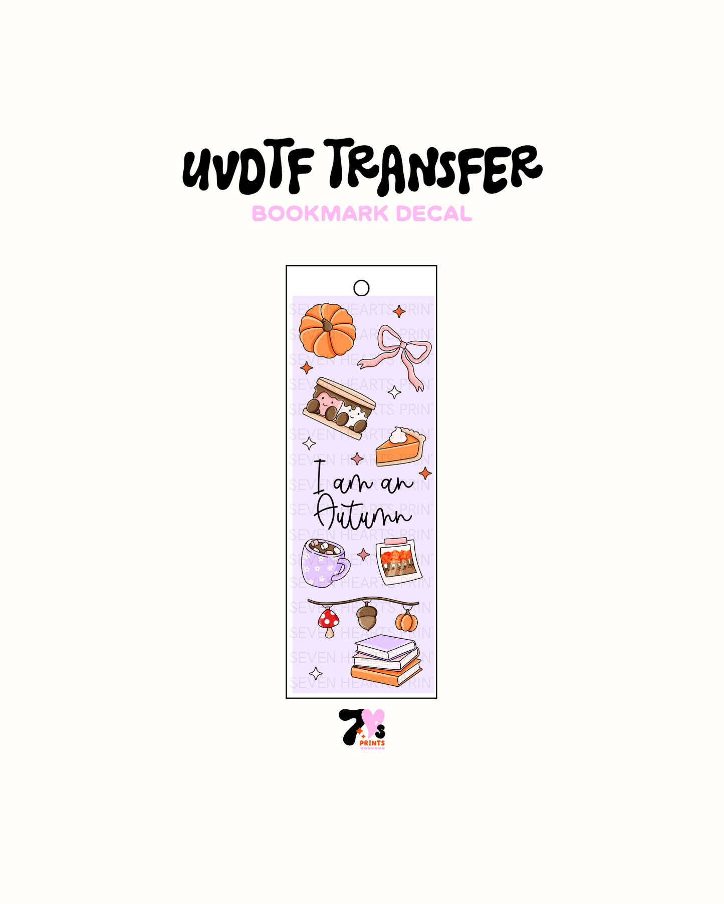 UVDTF Bookmark Decal #352
