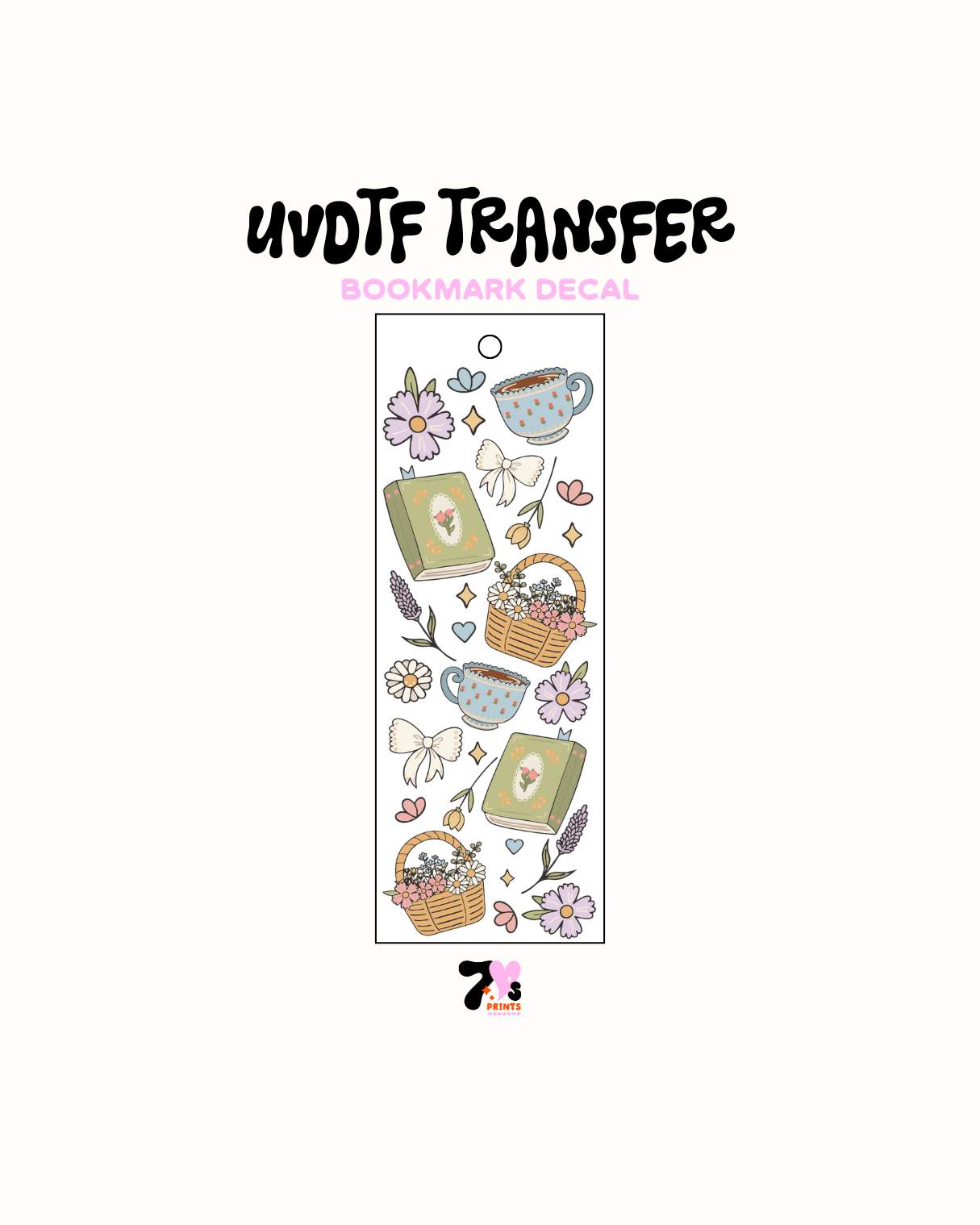 Libros de Astro - Calcomanía de marcador UVDTF