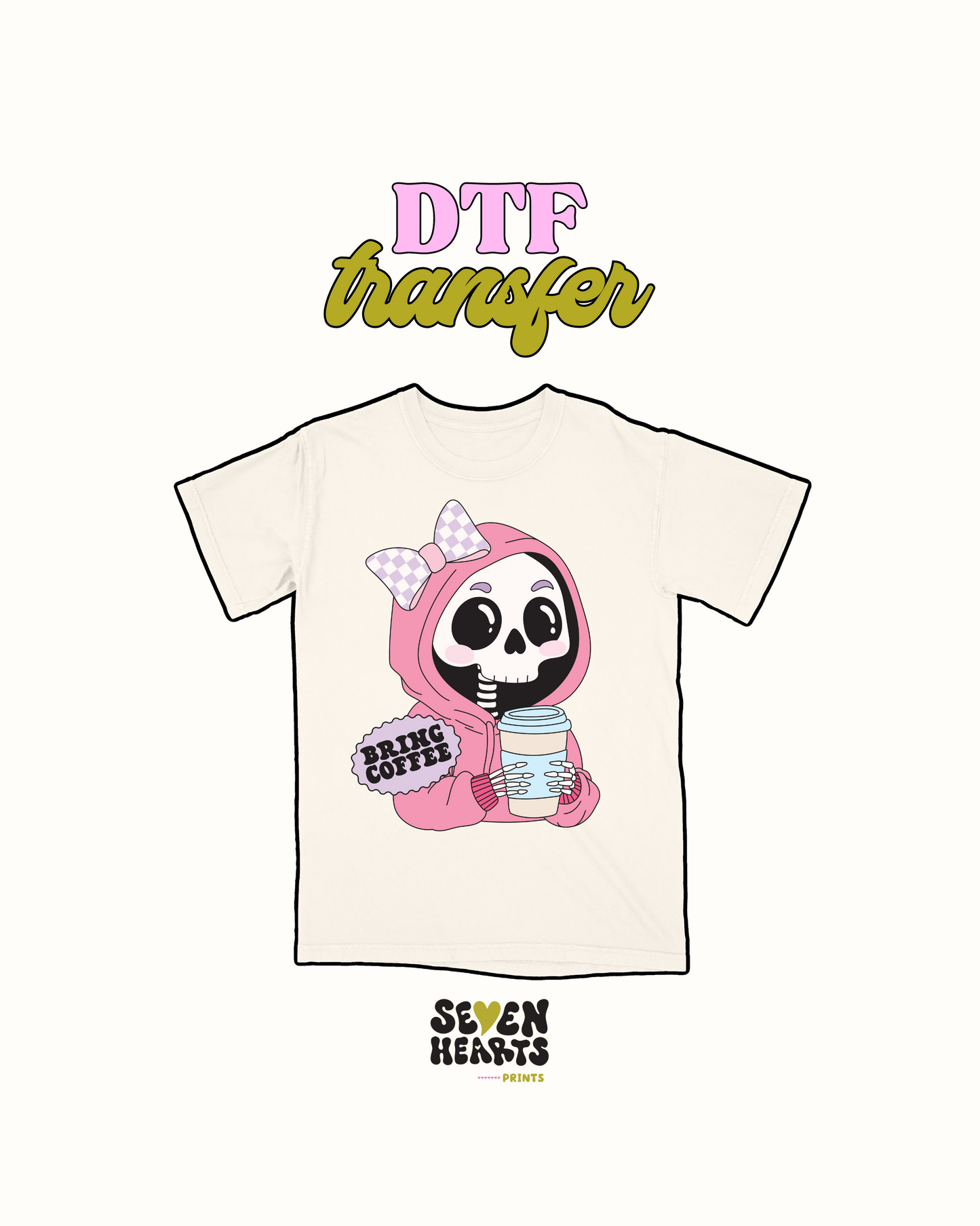 Trae café - Transferencia DTF