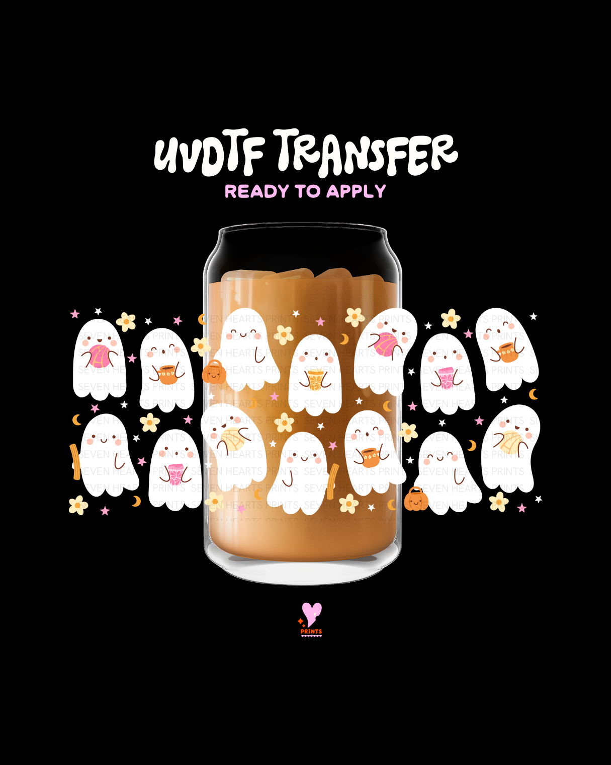 Ghost conchas - UVDTF Wraps