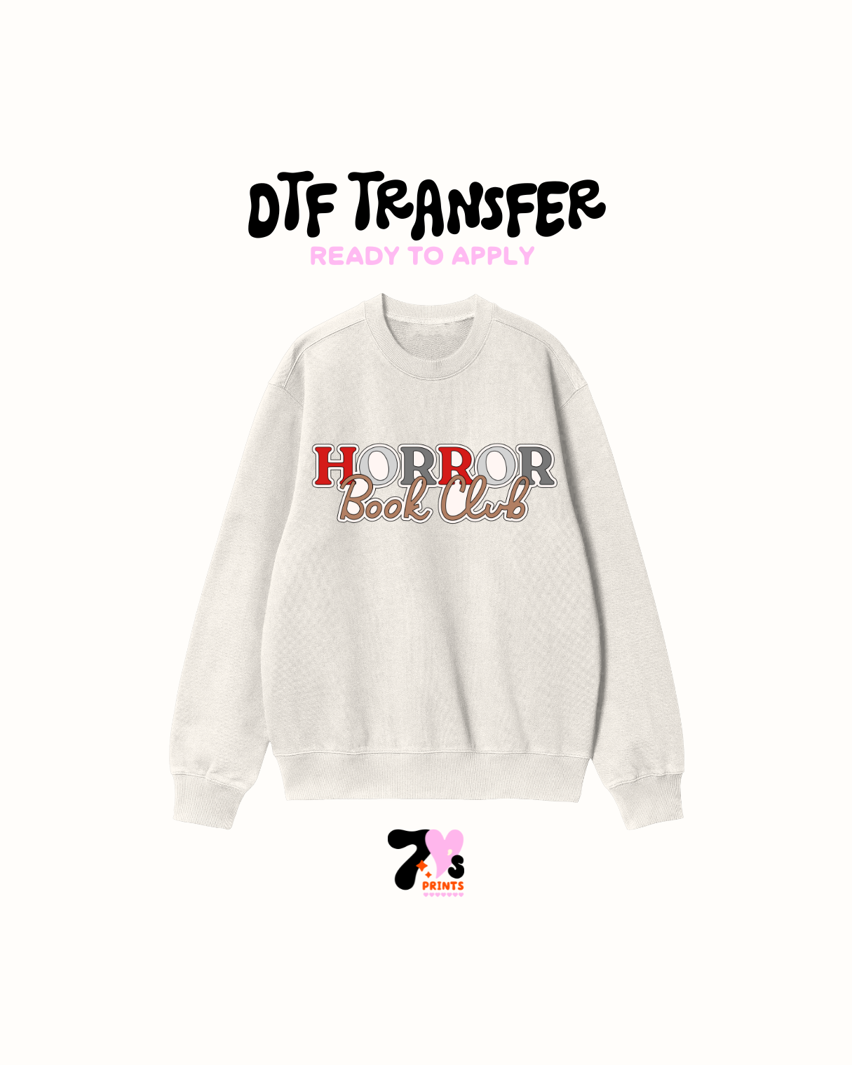 Horror boook club - DTF Transfer