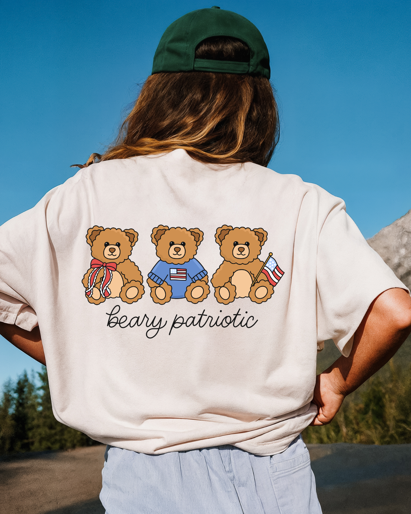 Beary patriotic - DTF Transfers