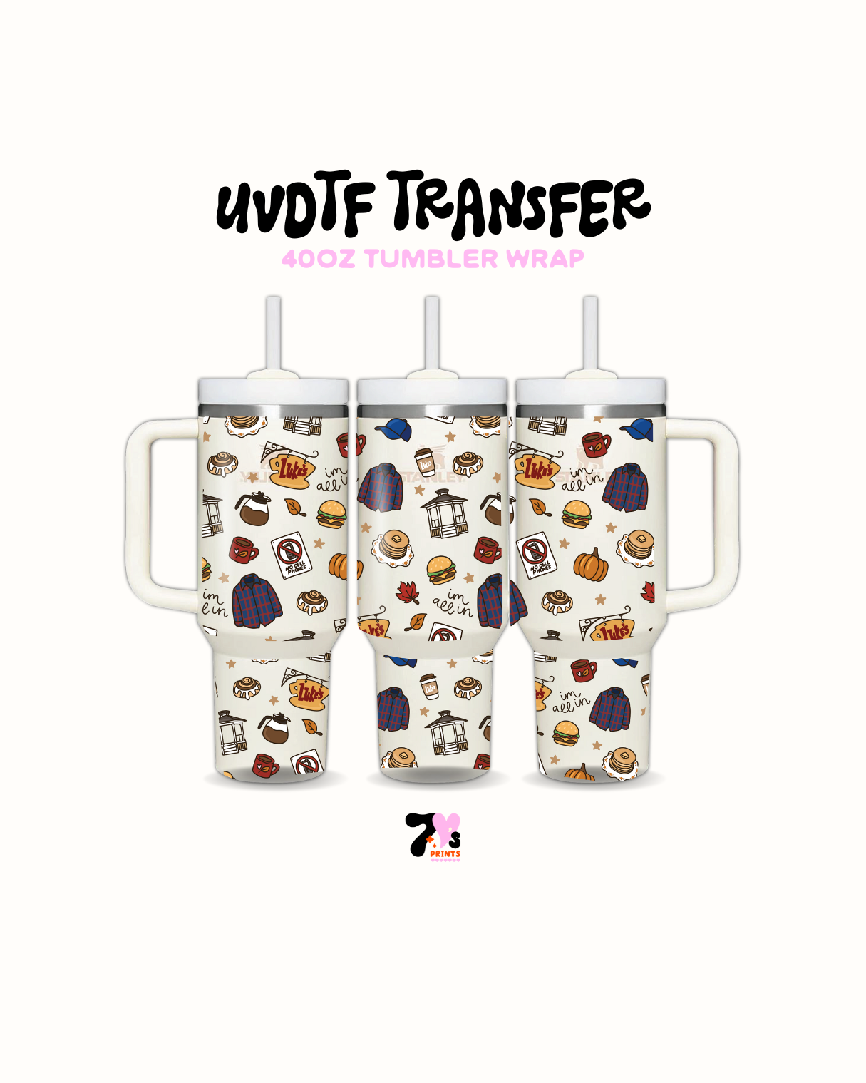 Lukes burgers - UVDTF Wrap