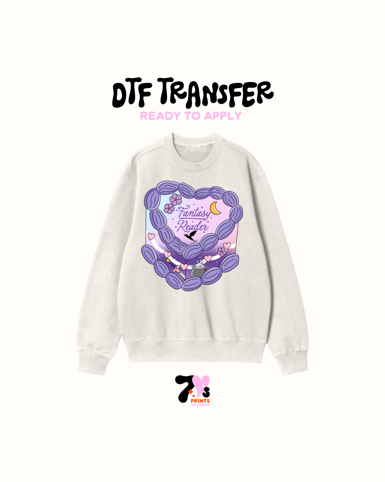 Fantasy reader - DTF Transfers