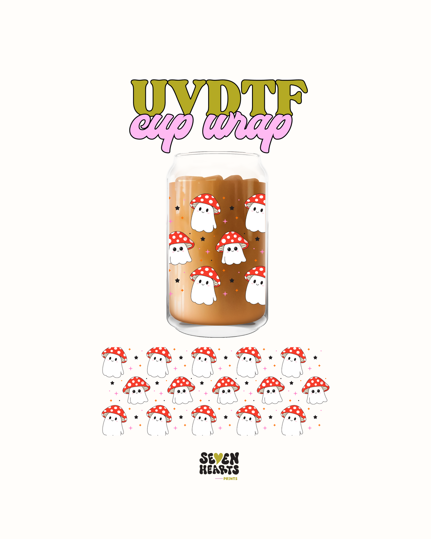 Fantasmas de Mushie - UV DTF