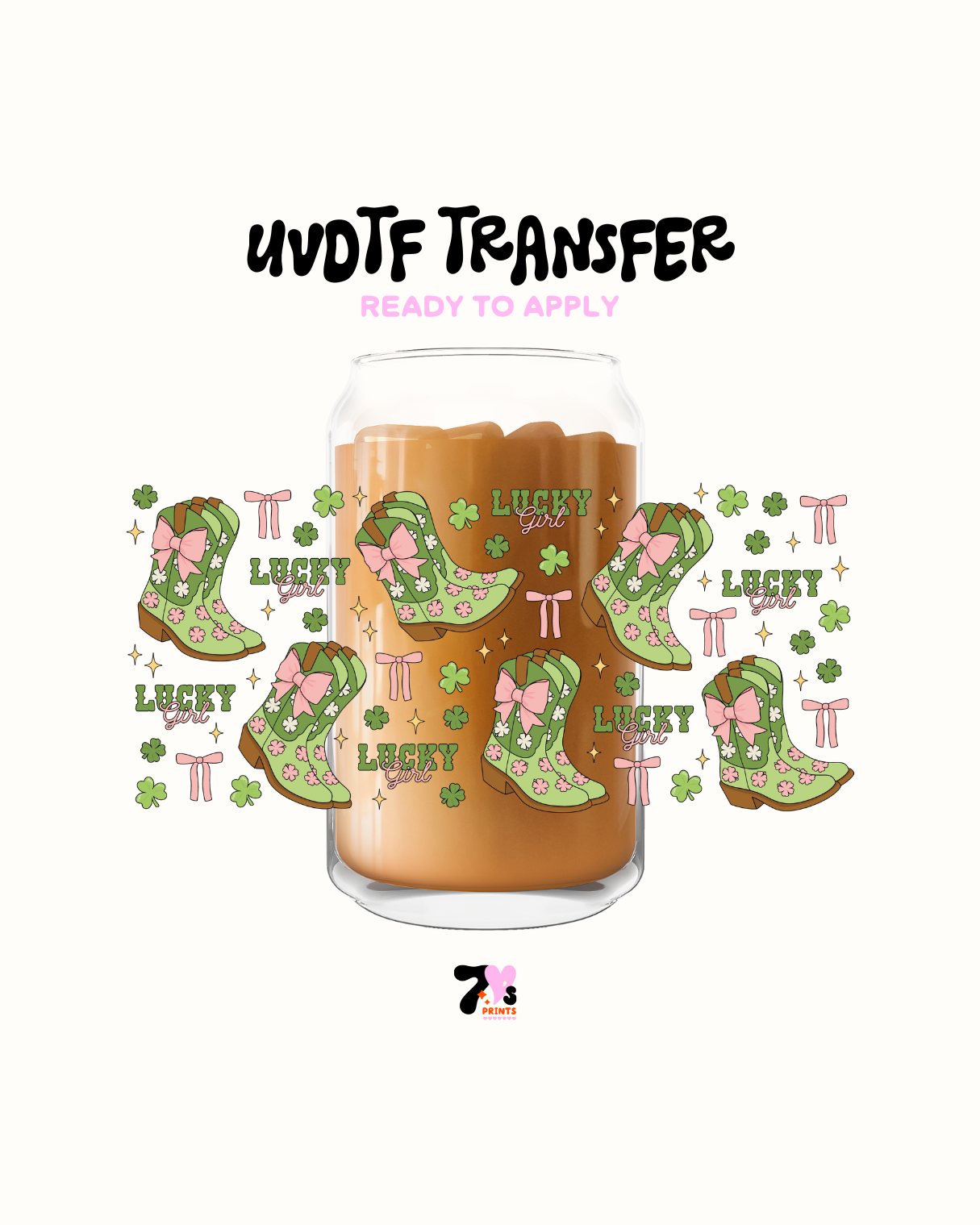Lucky girl - UVDTF Wrap