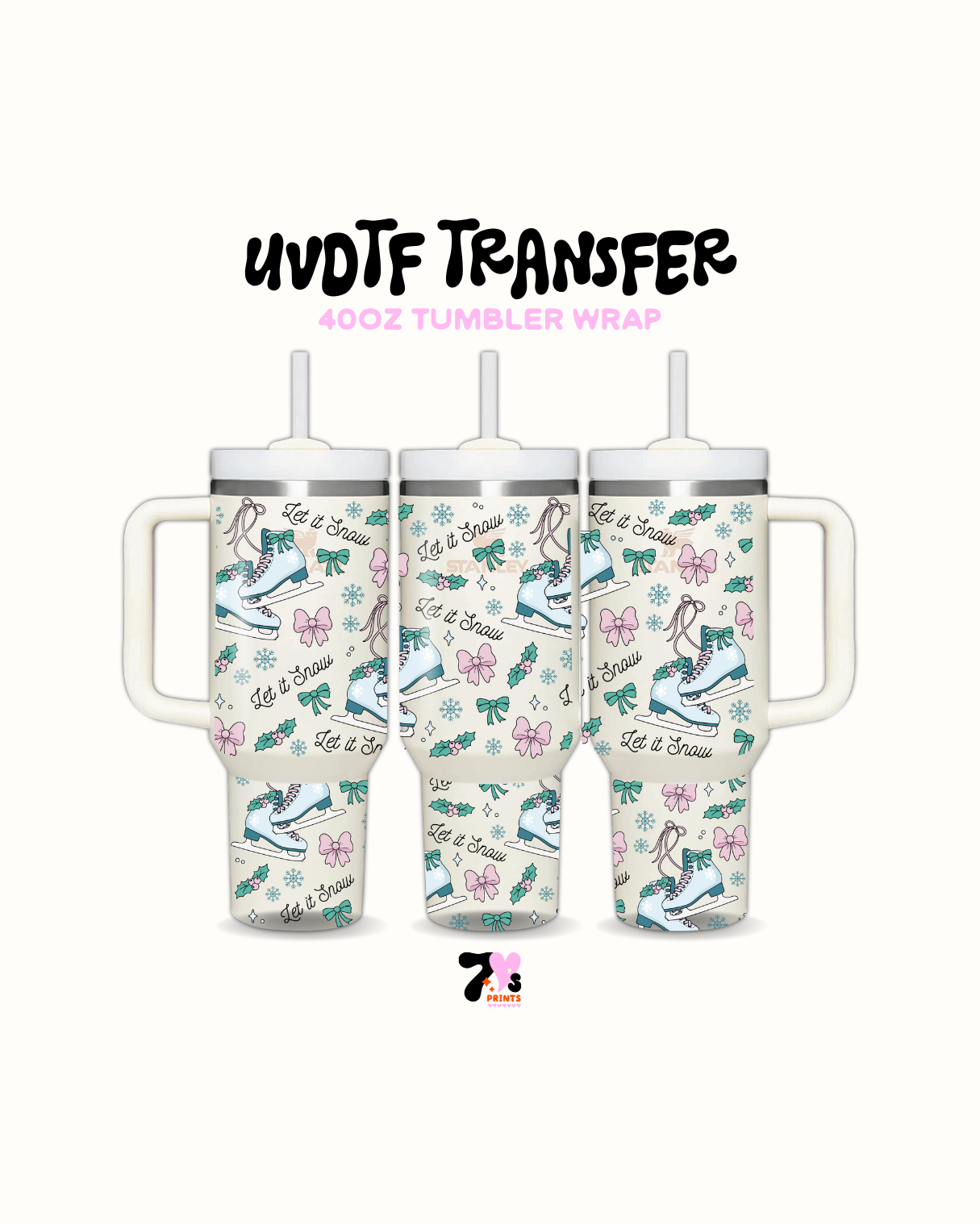 Let it snow - UVDTF Wrap