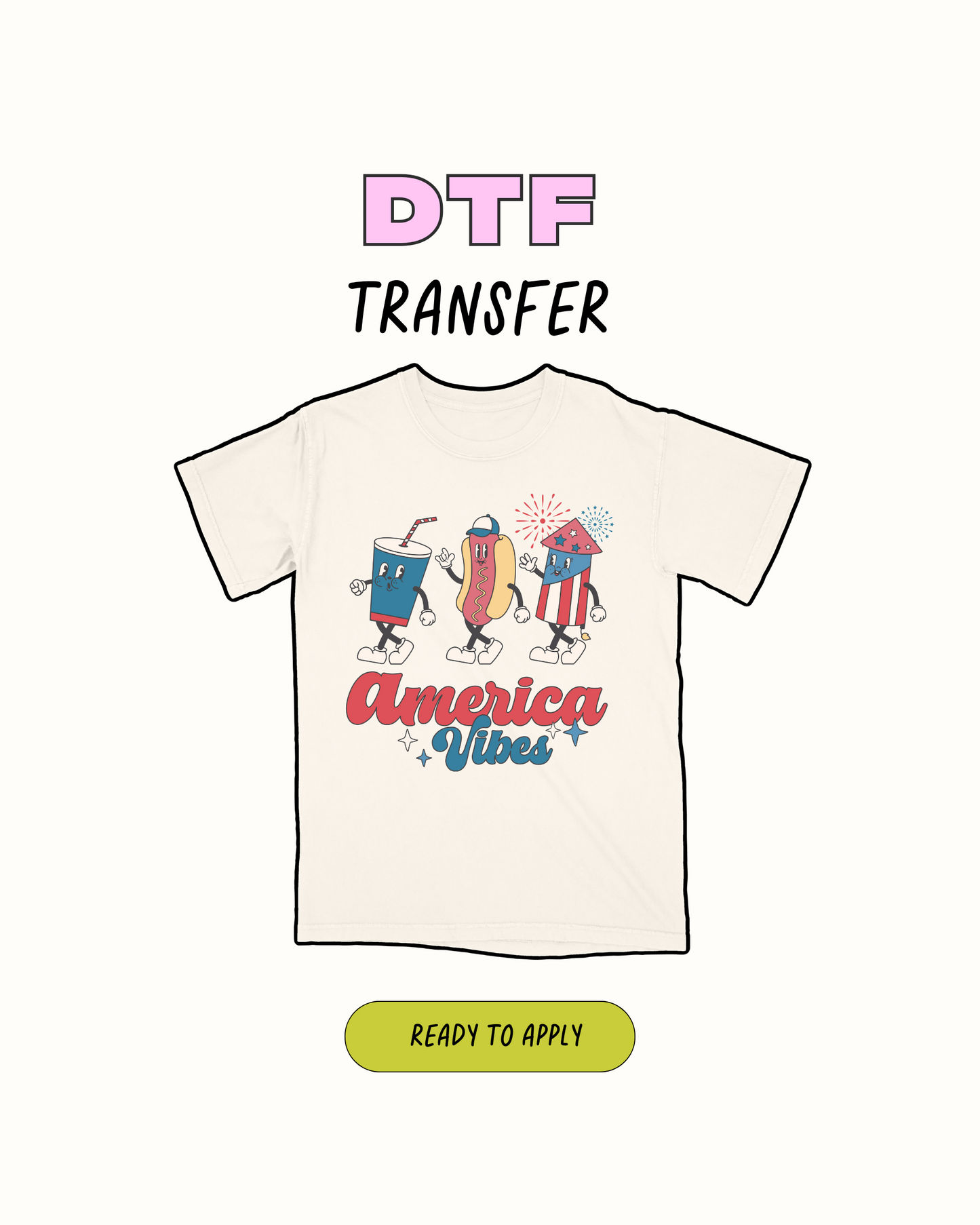 4th of July #5 - DTF Transfer