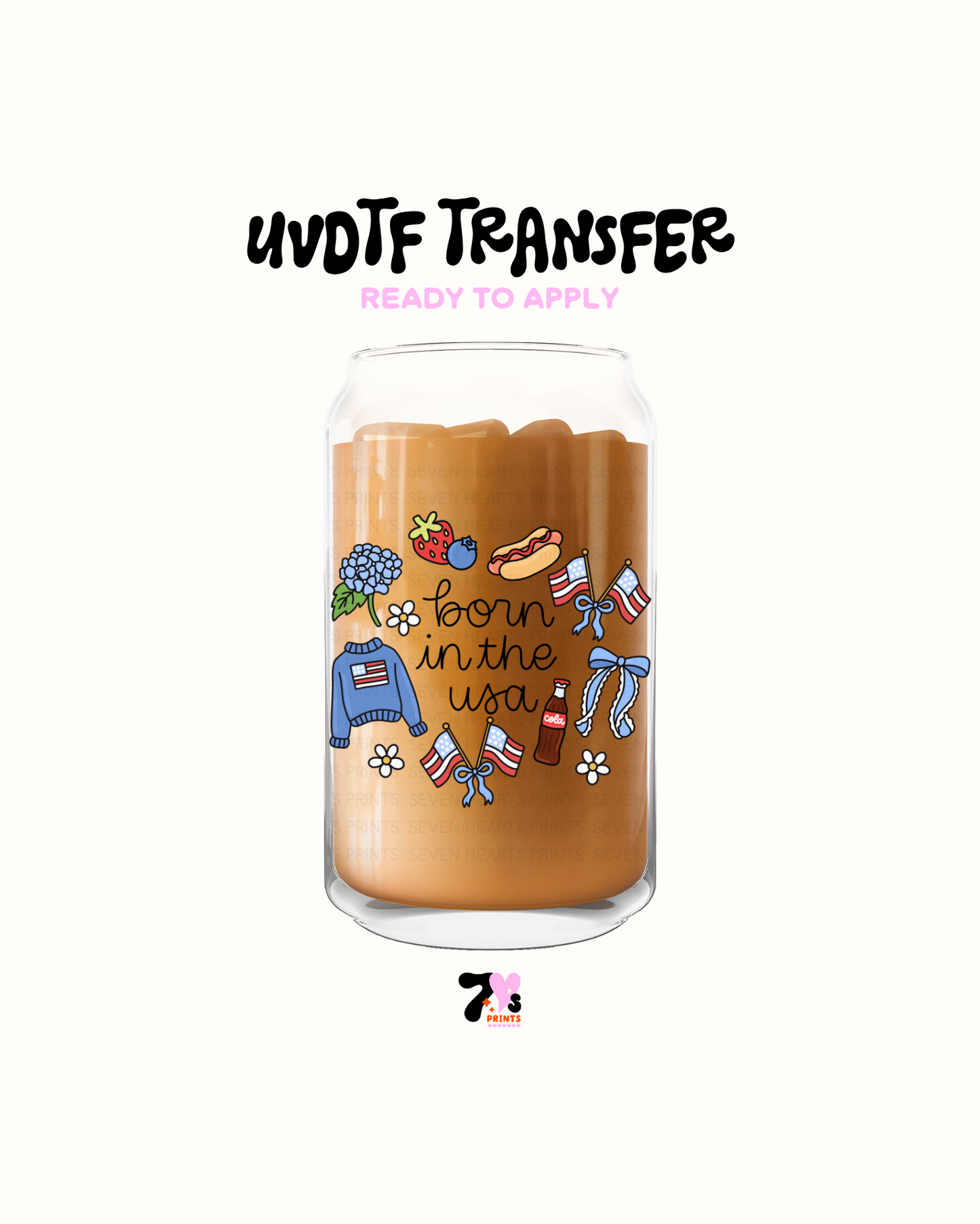 Born in the USA - UVDTF Decal