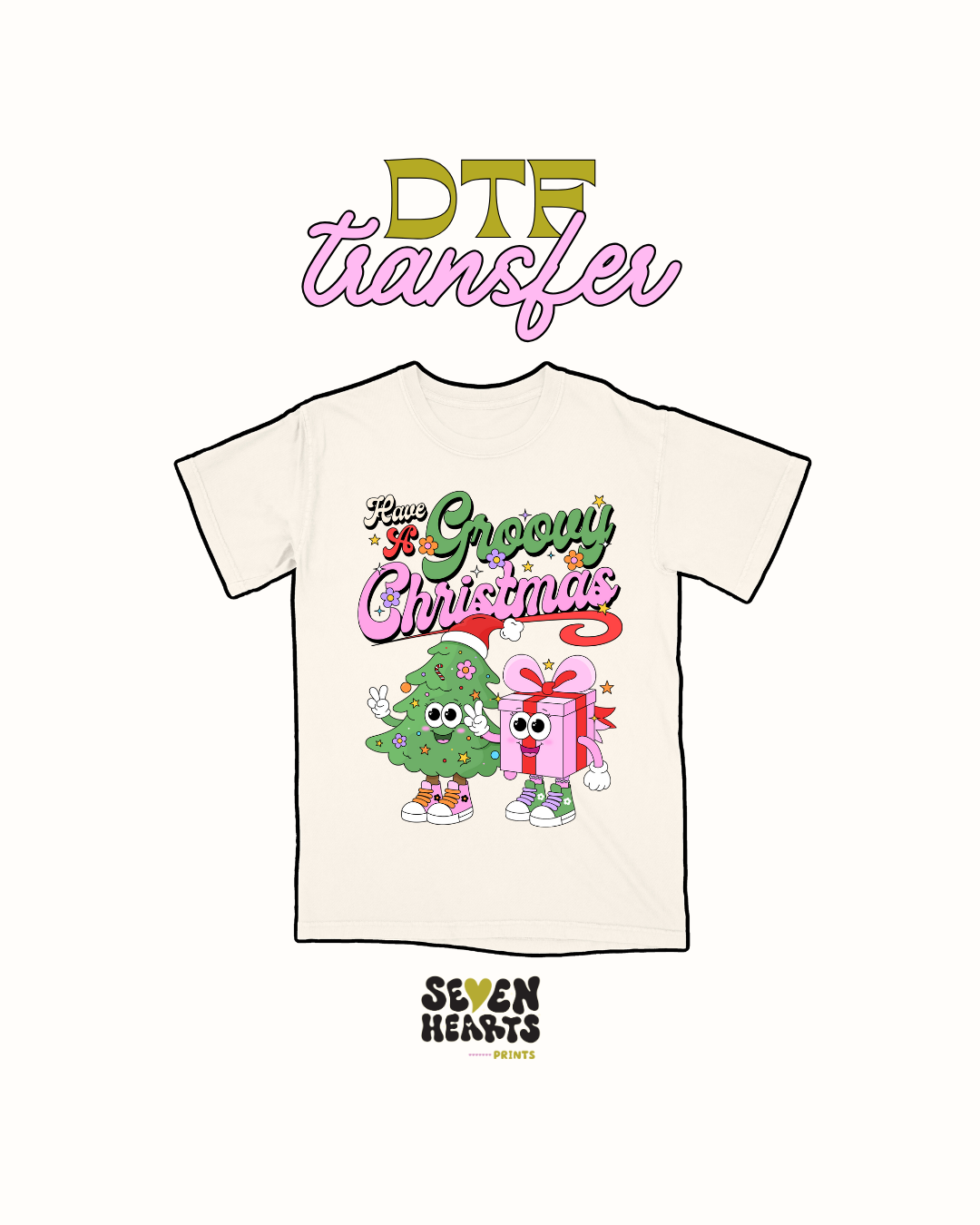 Have a groovy xmas - DTF Transfer