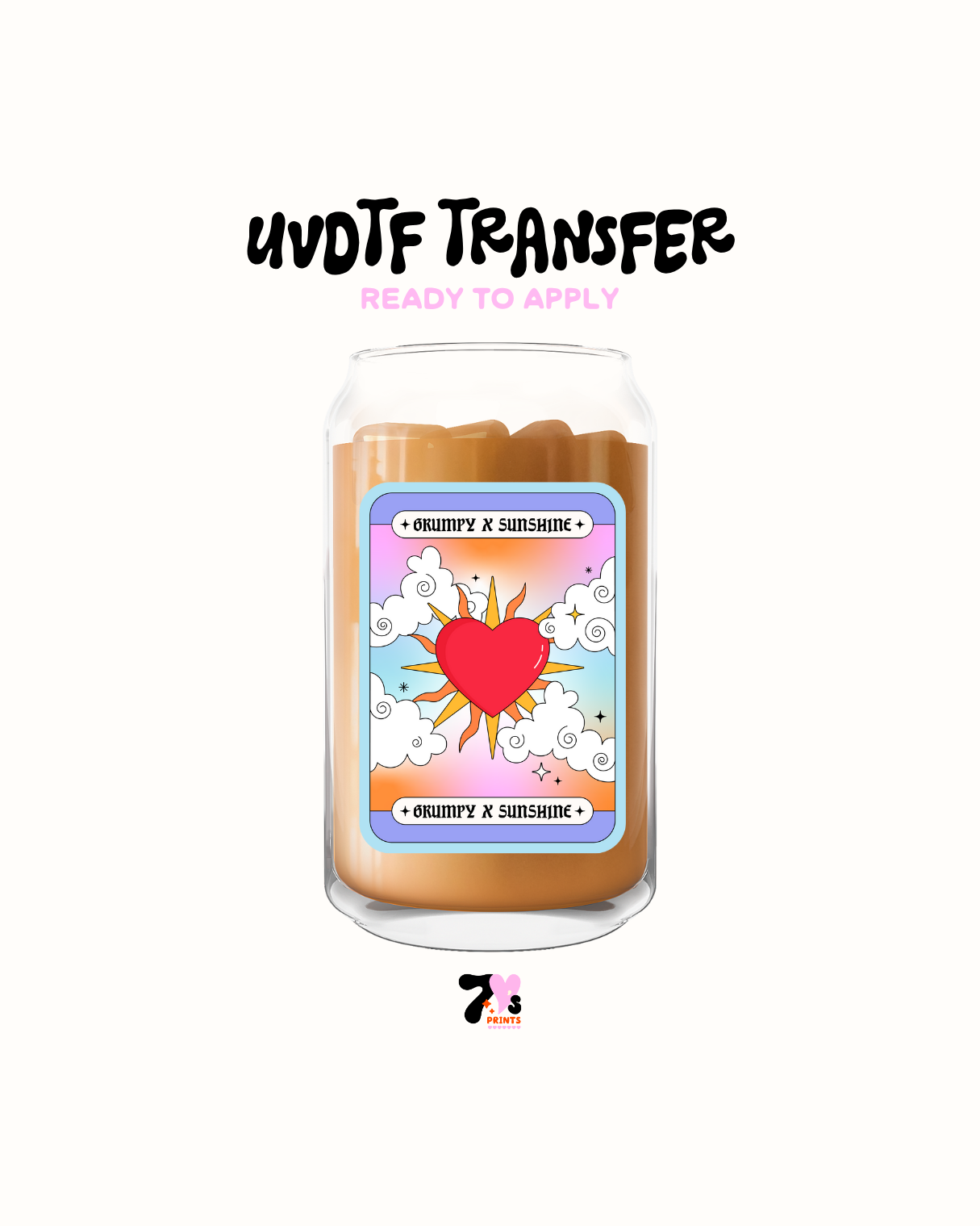 Grumpy x Sunshine - UVDTF Decal