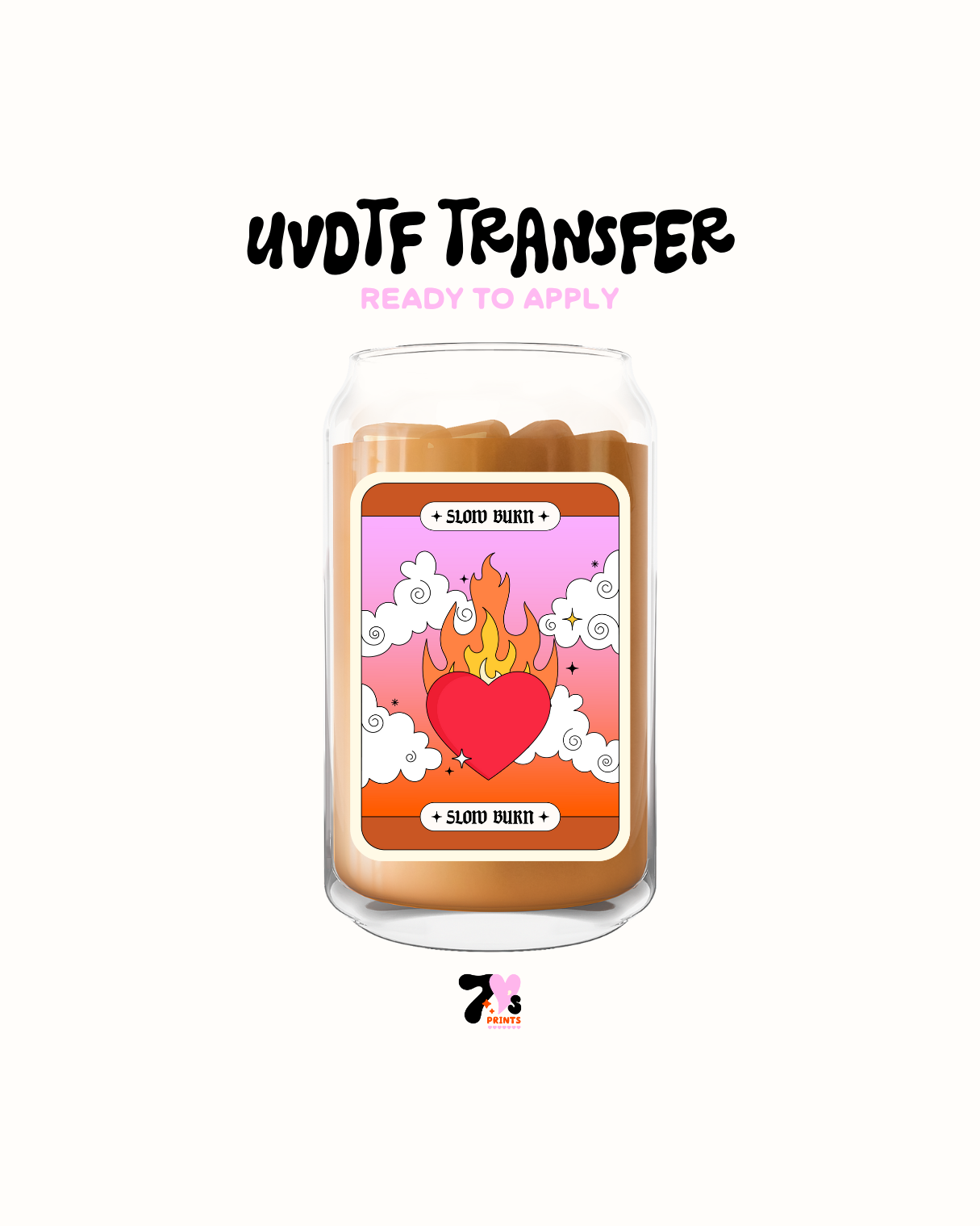 Slow burn - UVDTF Decal