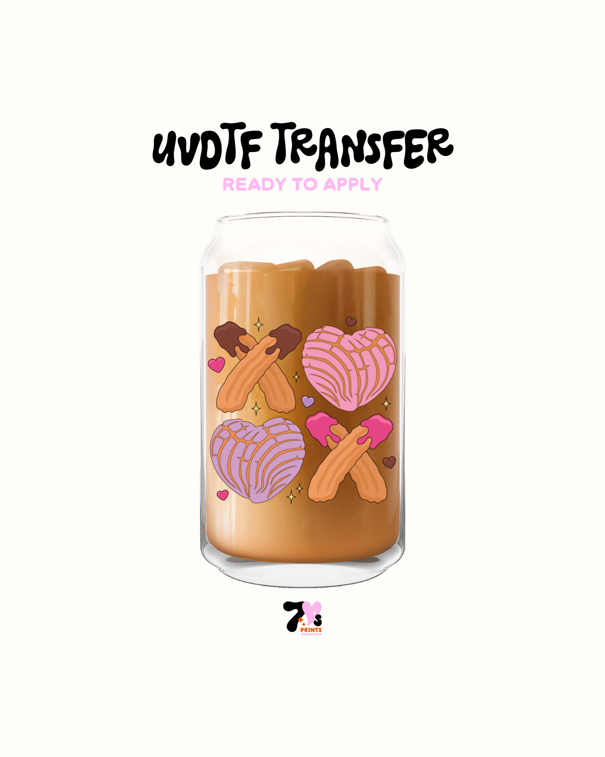 XOXO churros - UVDTF Decal