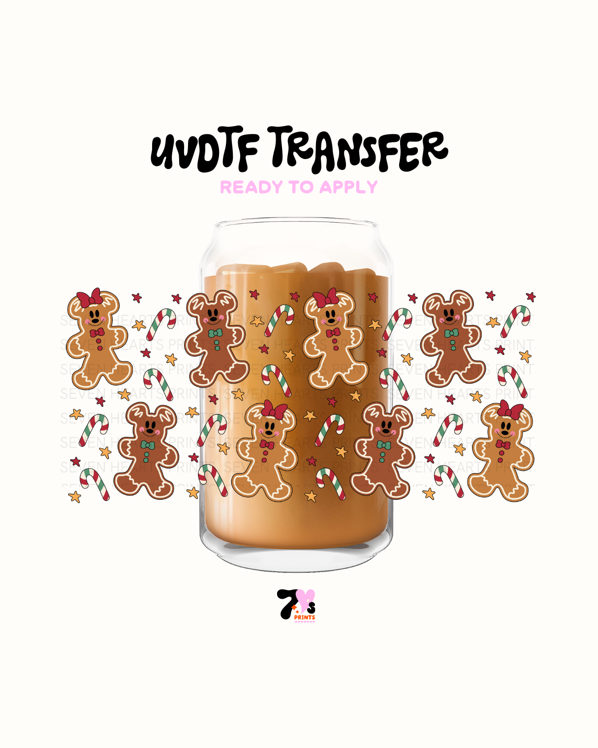 Gingerbread cookies- UVDTF Wraps