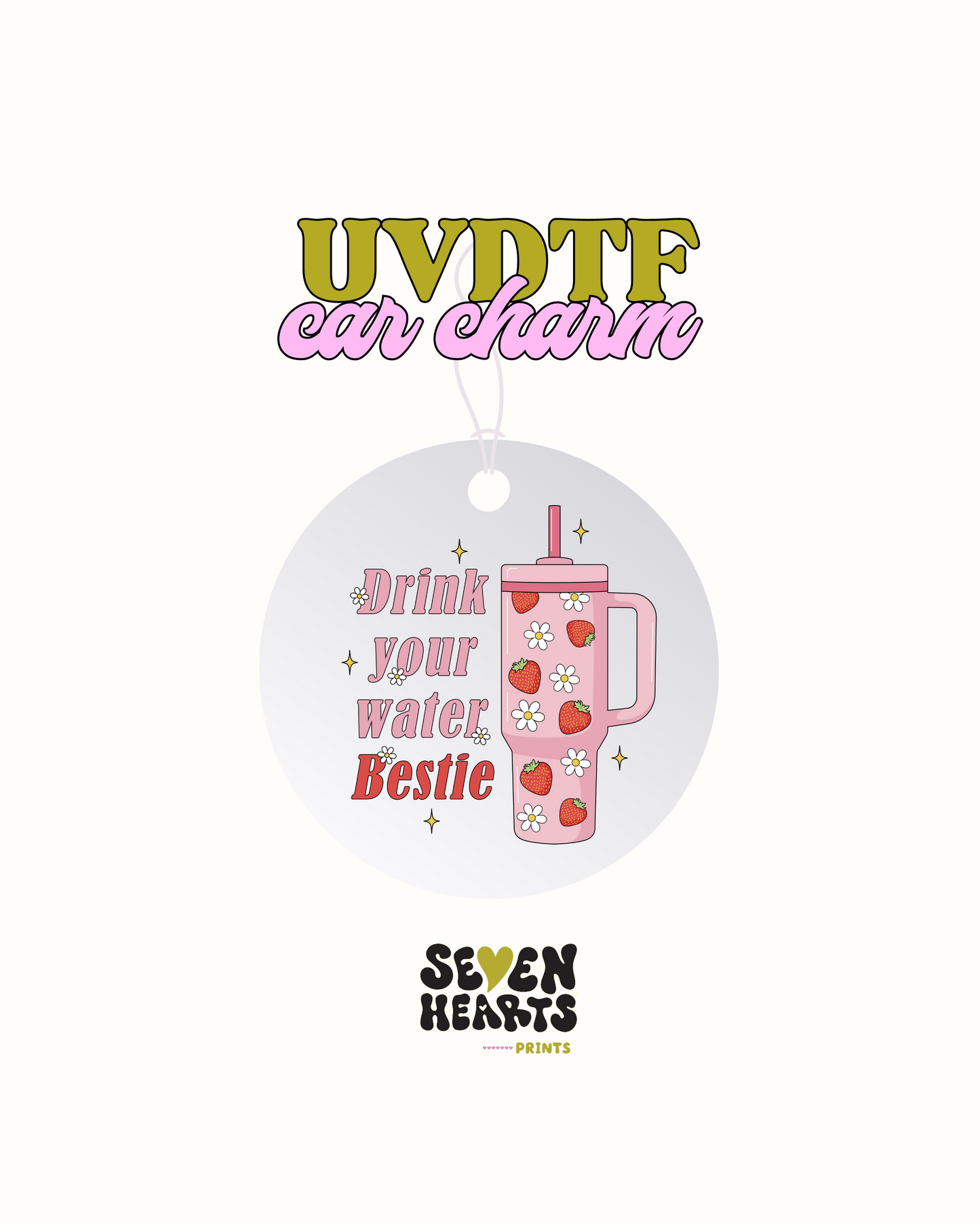 drink your water - Car Charm Decal