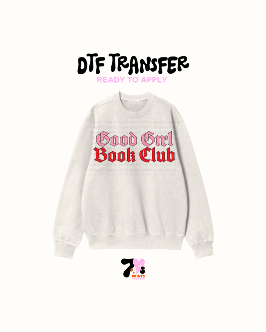 Good girl book club - DTF Transfers