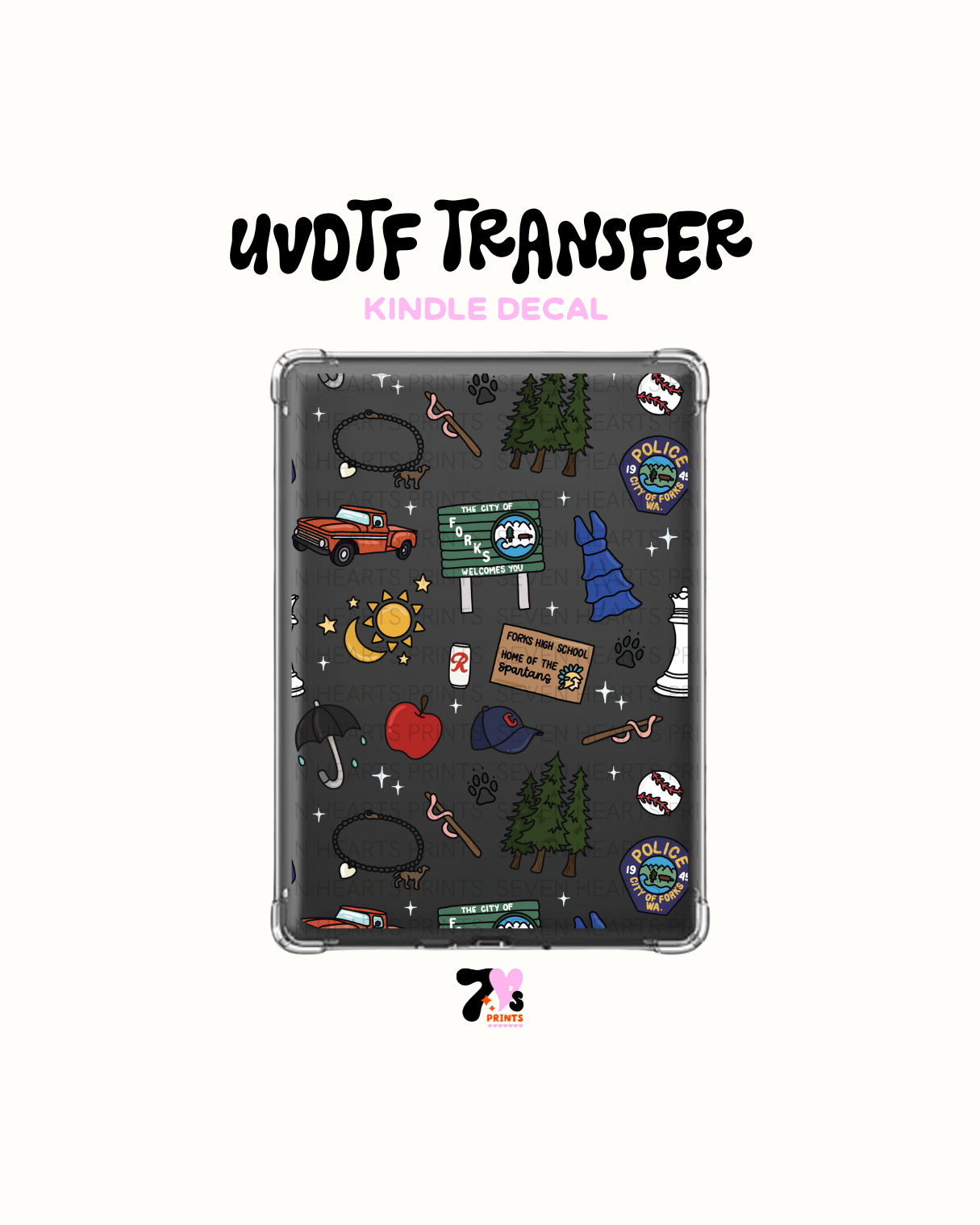 Twilight Icons - UVDTF Kindle Decal