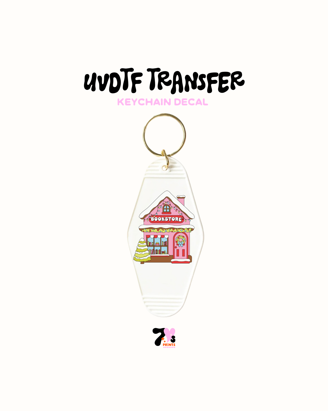 Holiday Bookstore - UVDTF Keychain