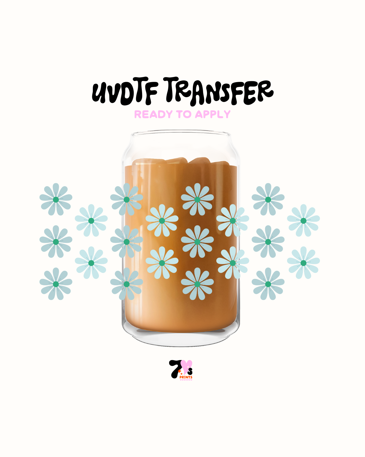 Flowers - UVDTF Wrap
