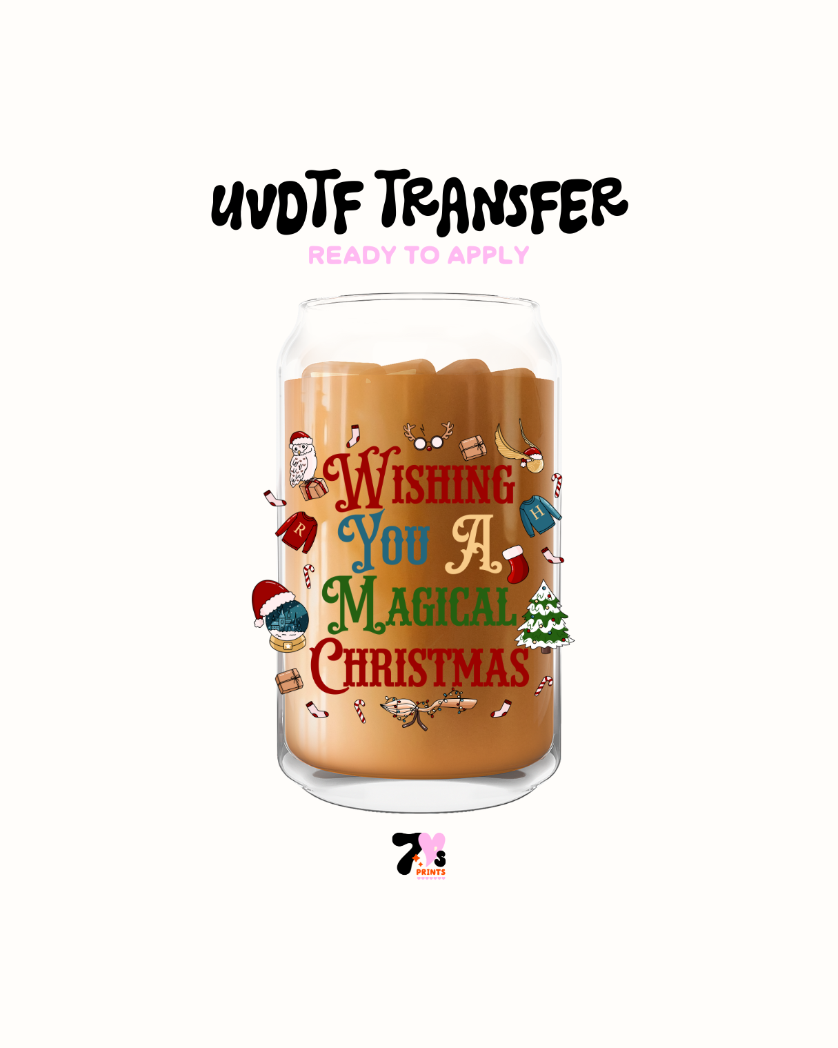 Wishing you a merry xmas - UVDTF Decal