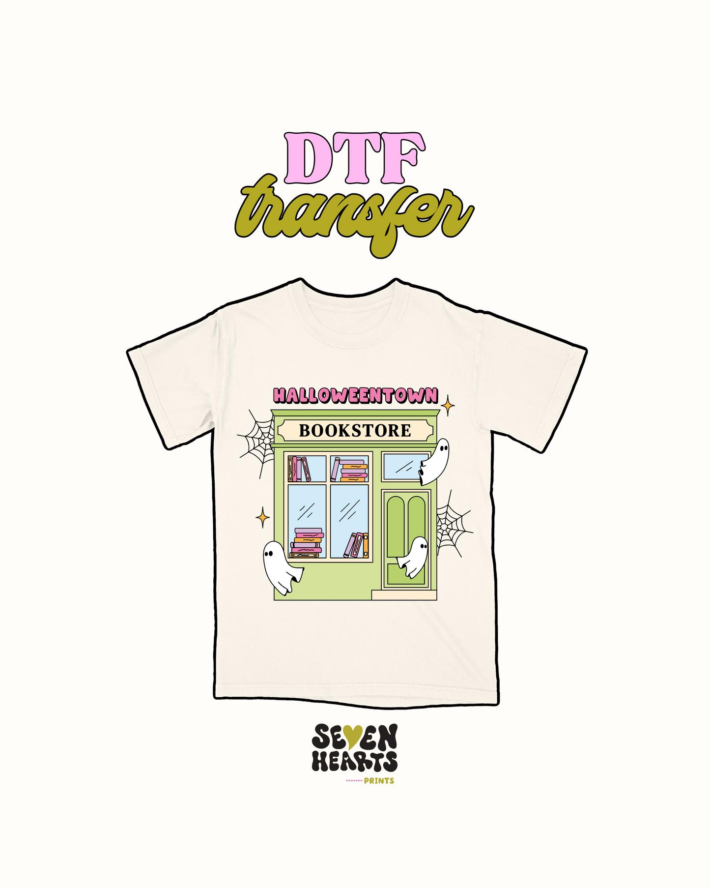 Librería Hallowwentown - Transferencia DTF