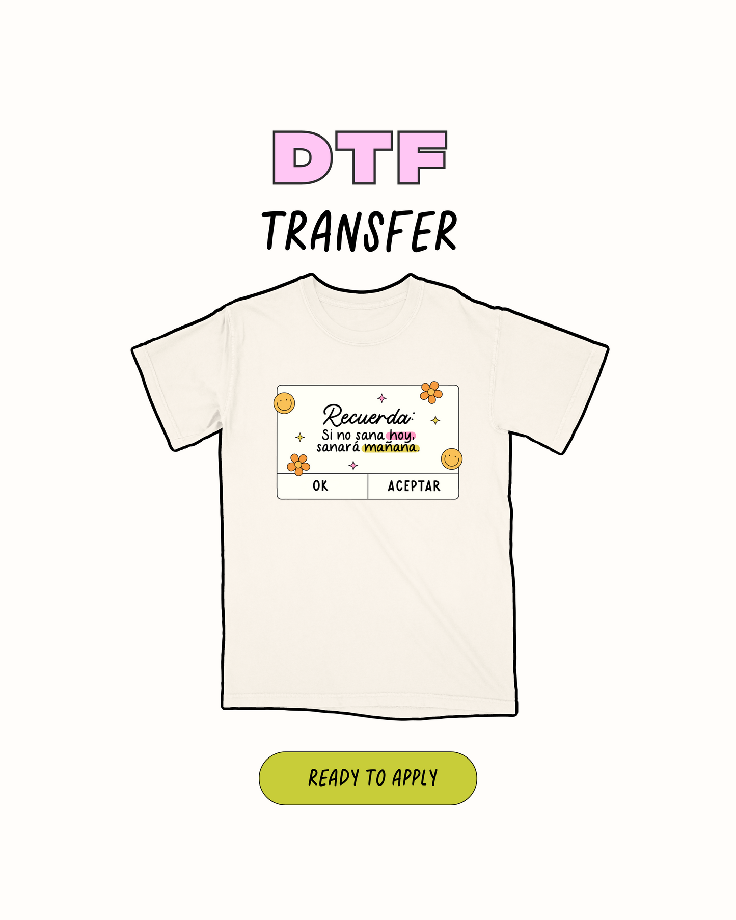 Recuerda - DTF Transfer