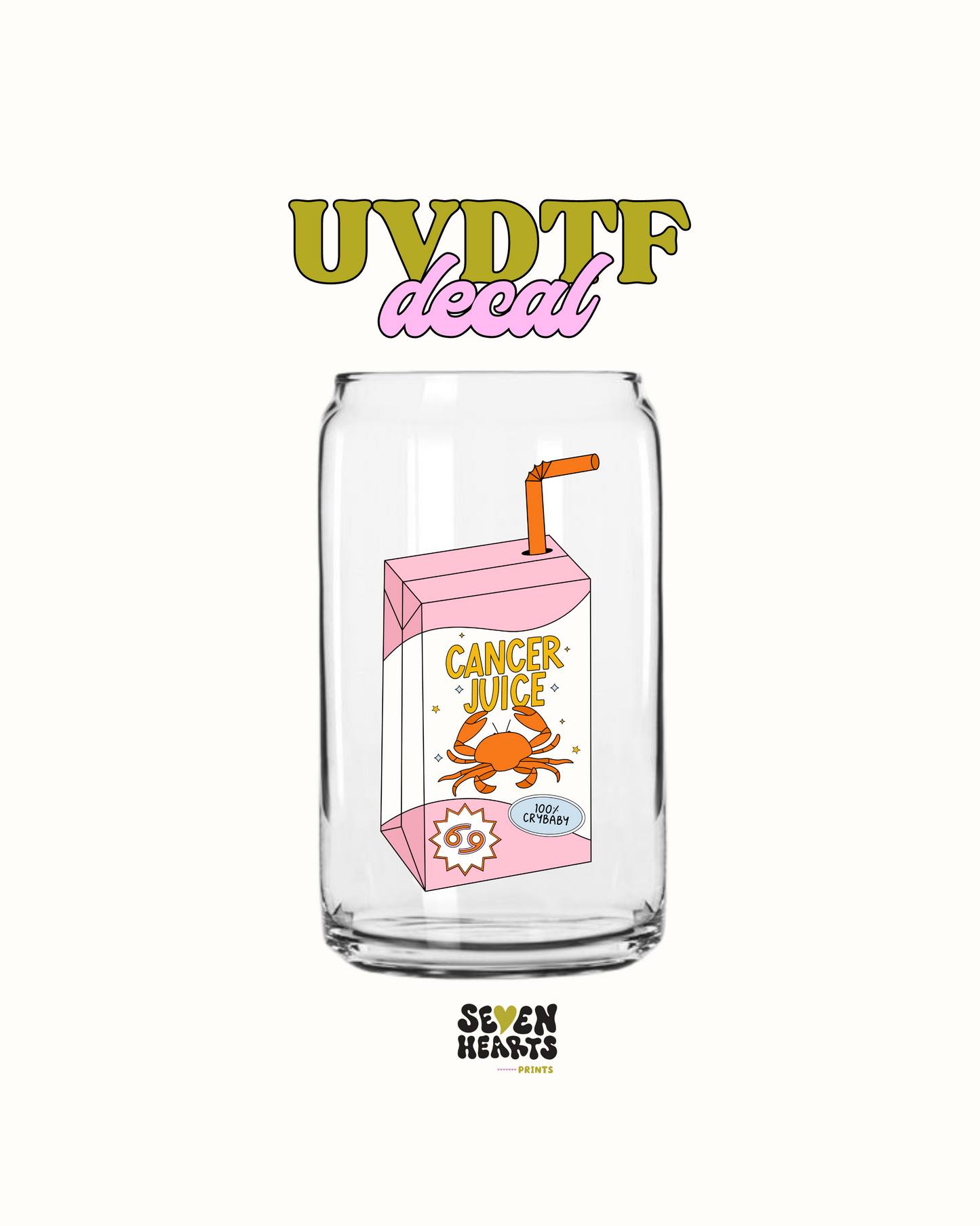 Zodiac sign Juice Box - UVDTF