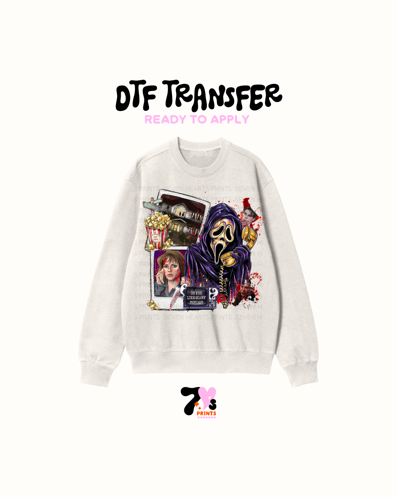 Do you like scary movies - DTF Transfers