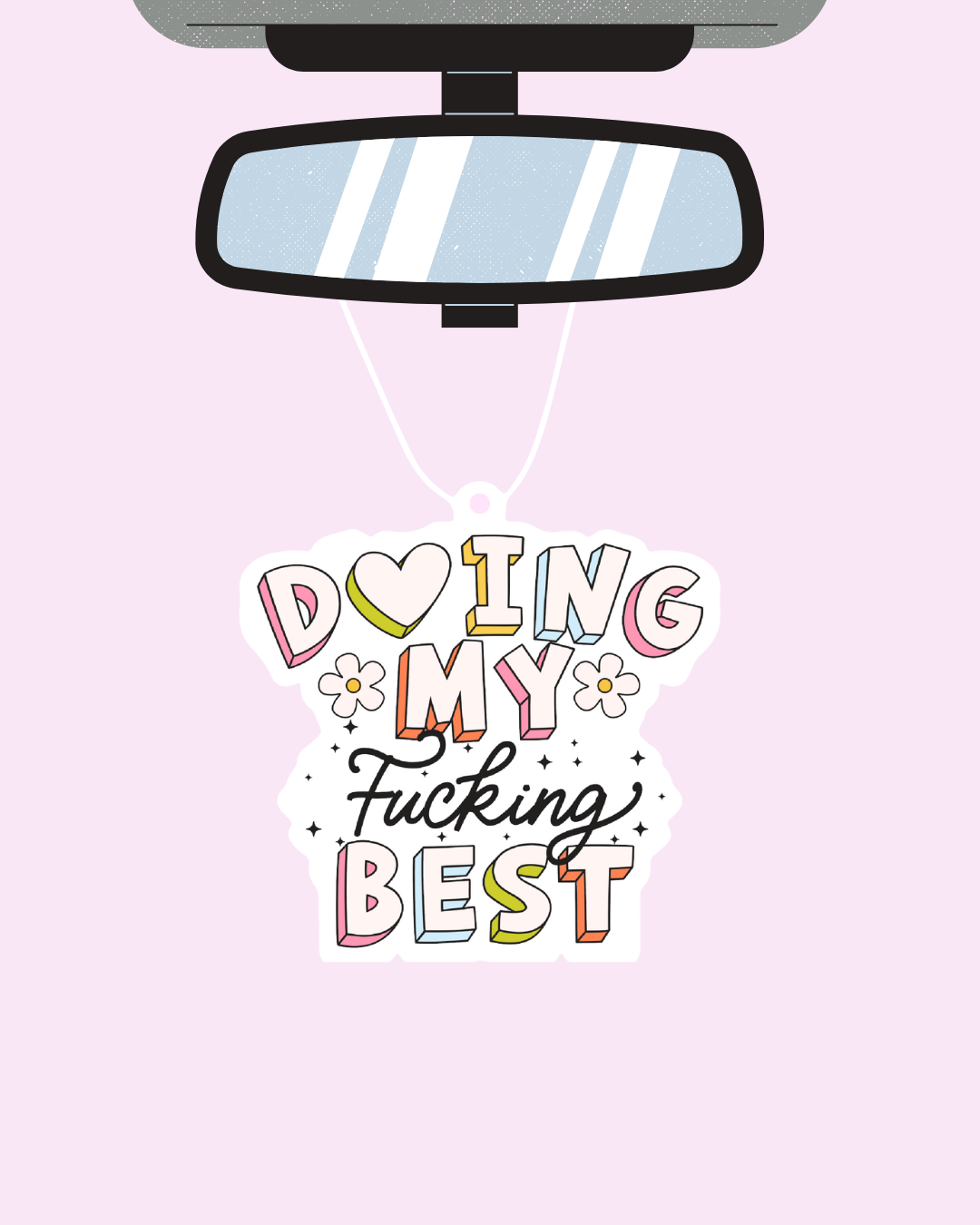 Doing my best - Air Freshners Set fof 4