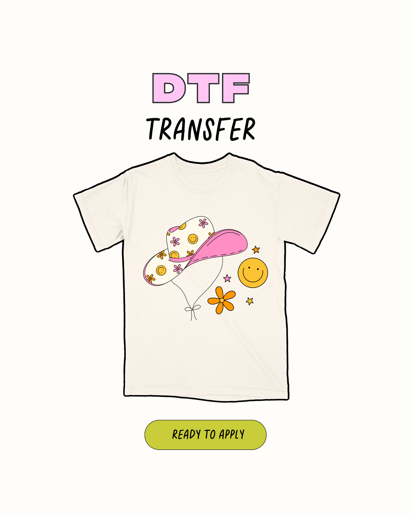Cowgirl Hat - DTF Transfer