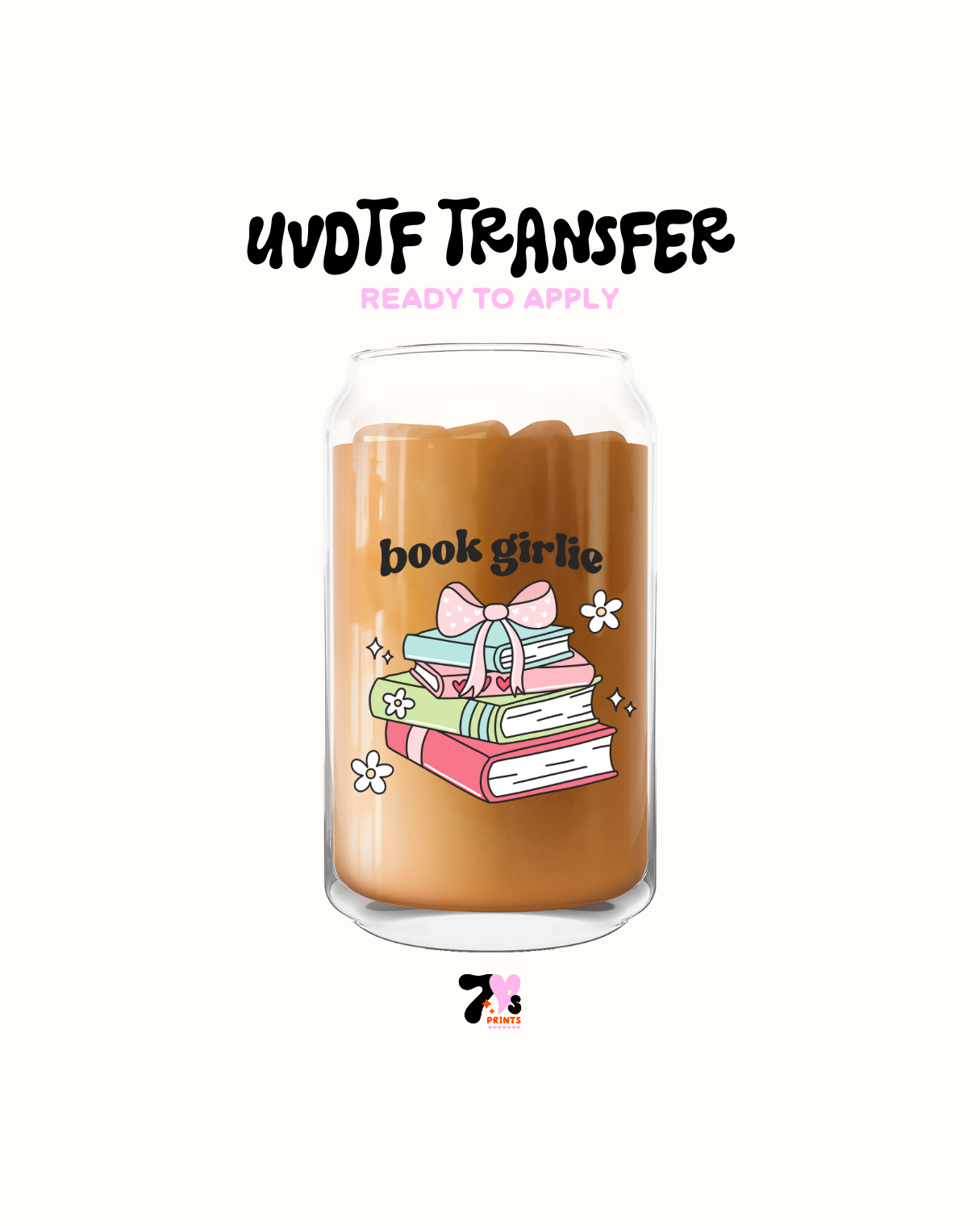Book Girlie - UVDTF Decal