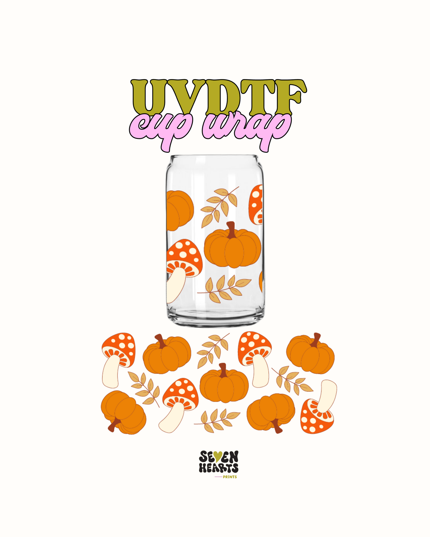 Calabazas y papillas - UV DTF