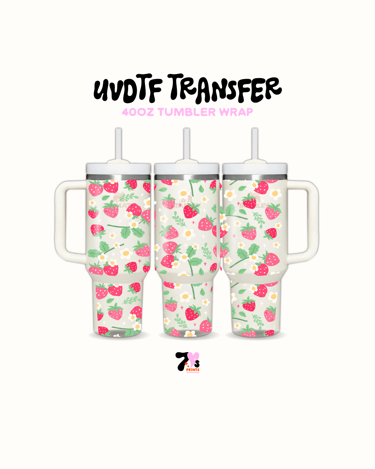 Strawberries - UVDTF Wrap