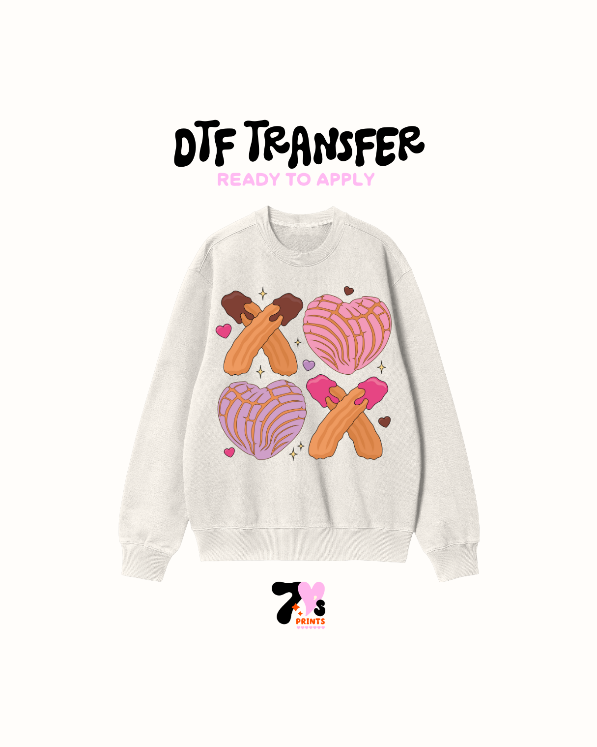 XOXO conchas - DTF Transfers