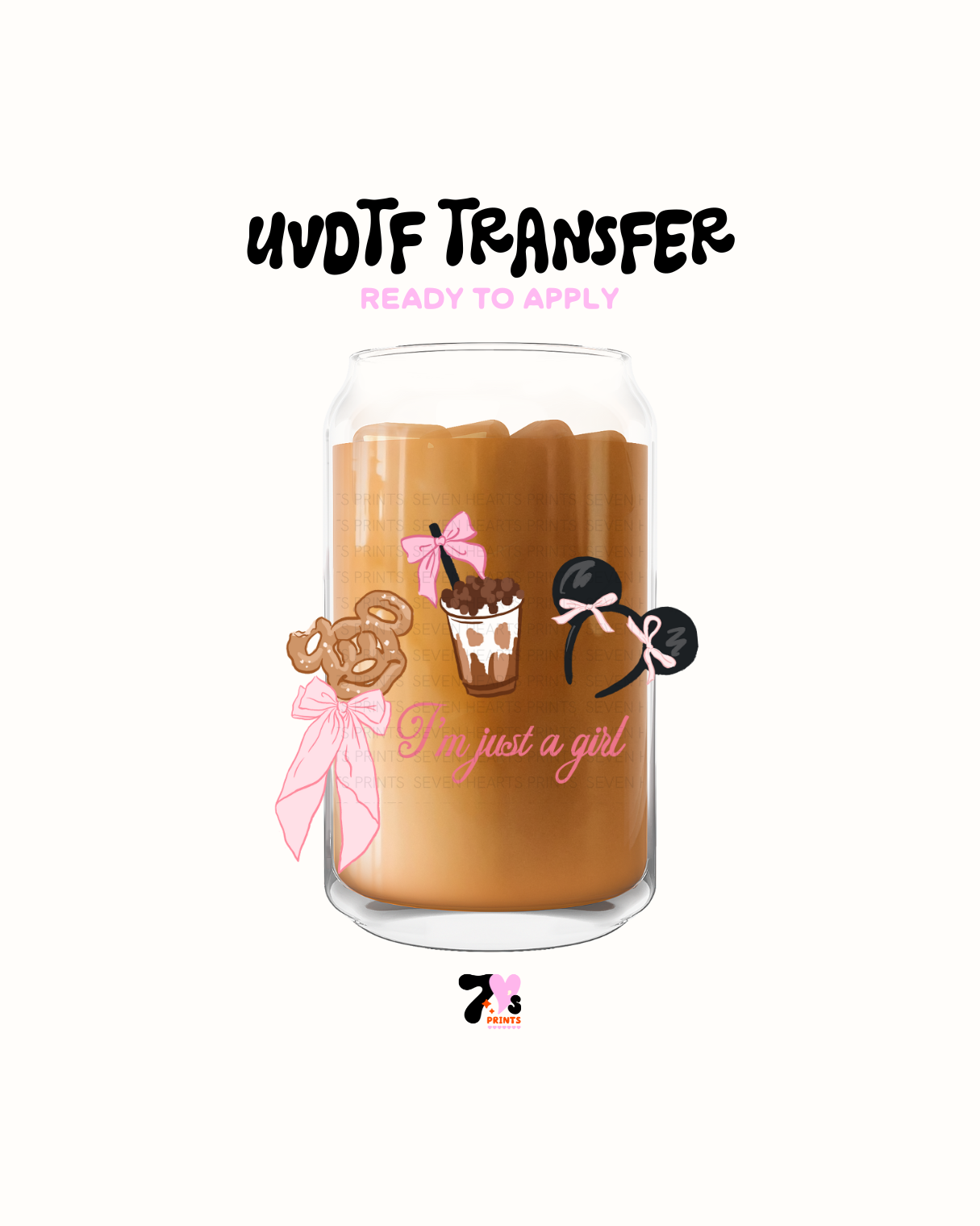Im Just a Girl - UVDTF Decal