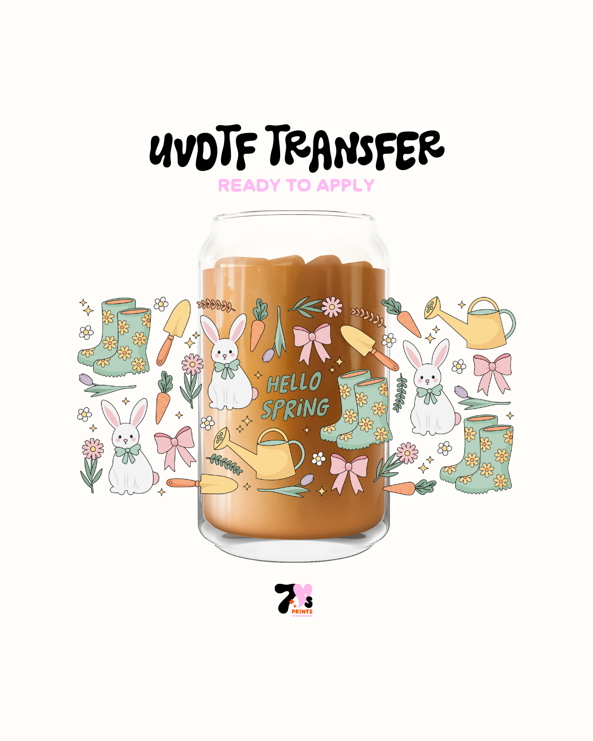 Hello spring - UVDTF Wrap