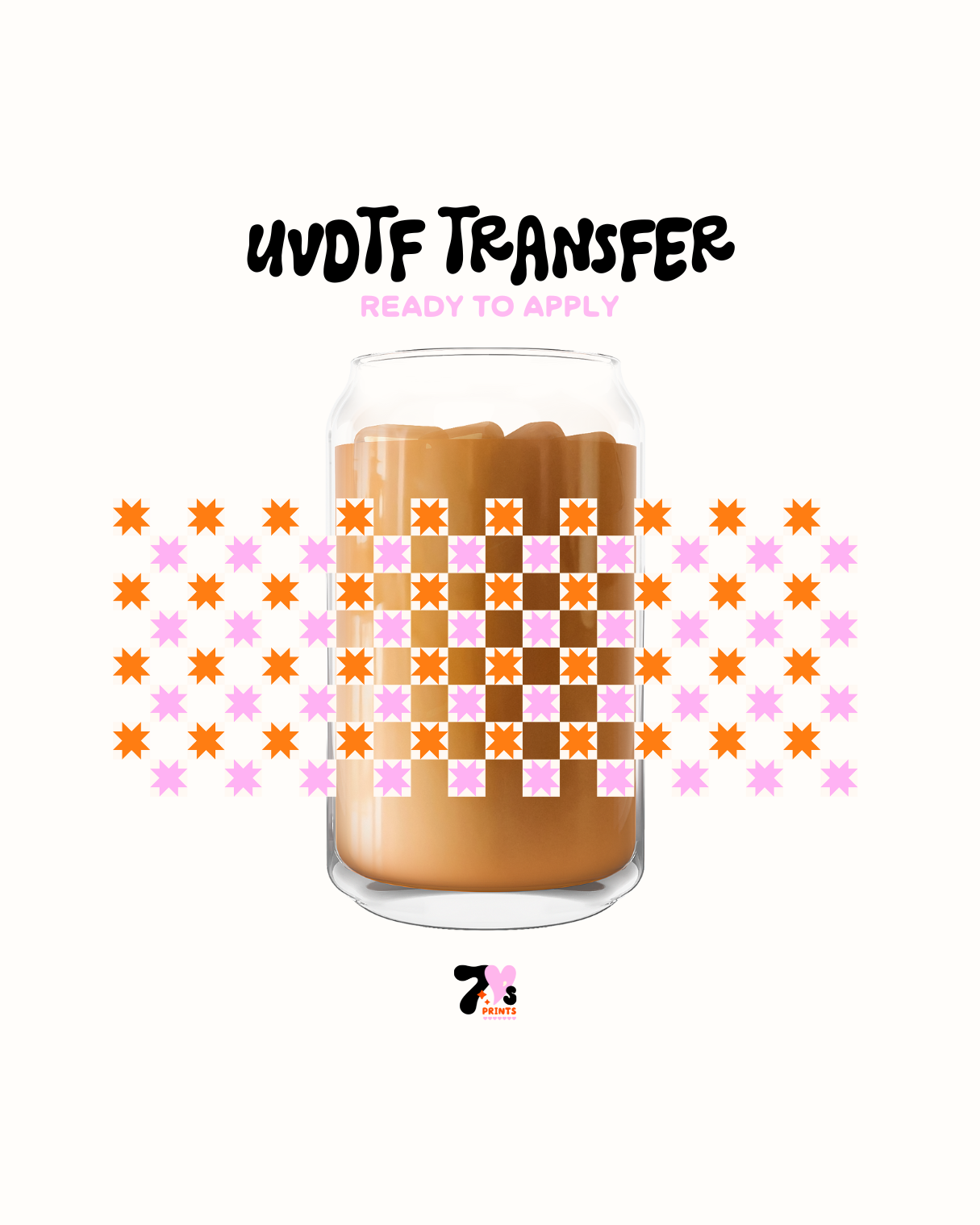 Pink and Orange - UVDTF Wrap