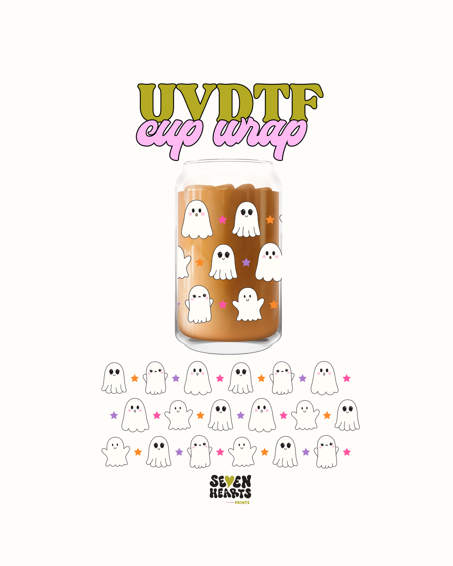 Lindos fantasmas - UV DTF