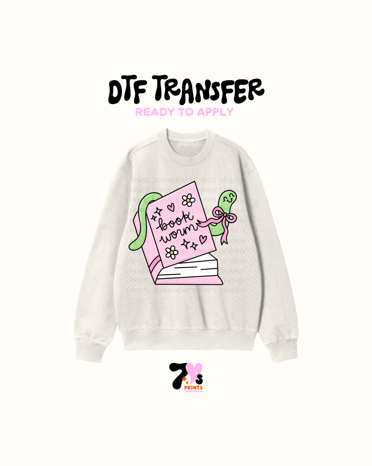 Bookworm (BOOK) - DTF Transfers