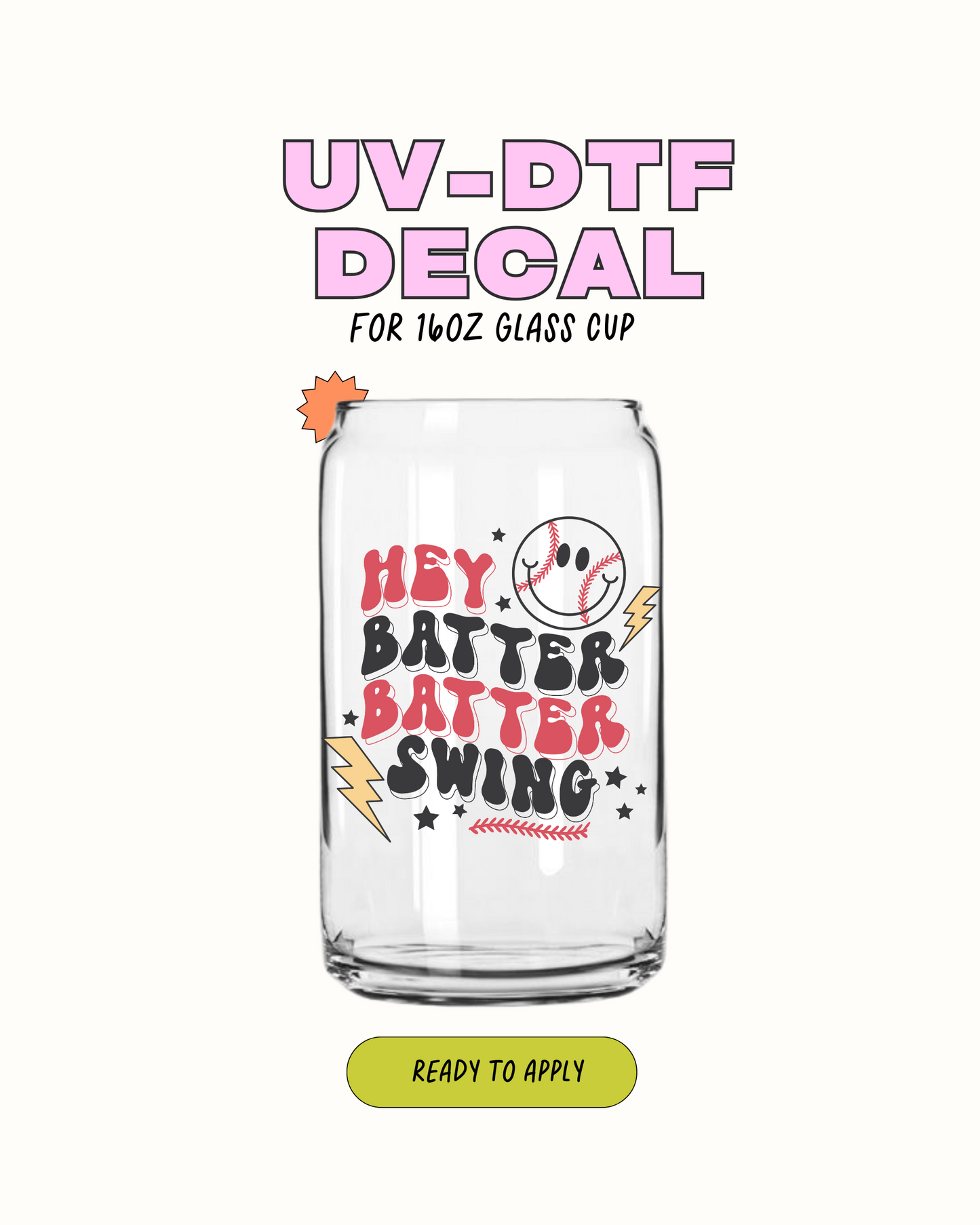 Hola bateador swing - UVDTF