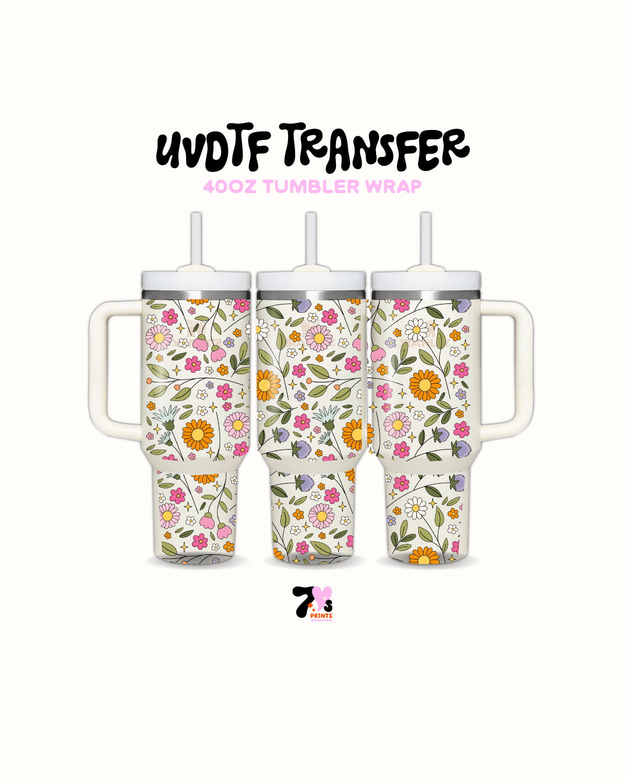 Flower Garden - UVDTF Wrap