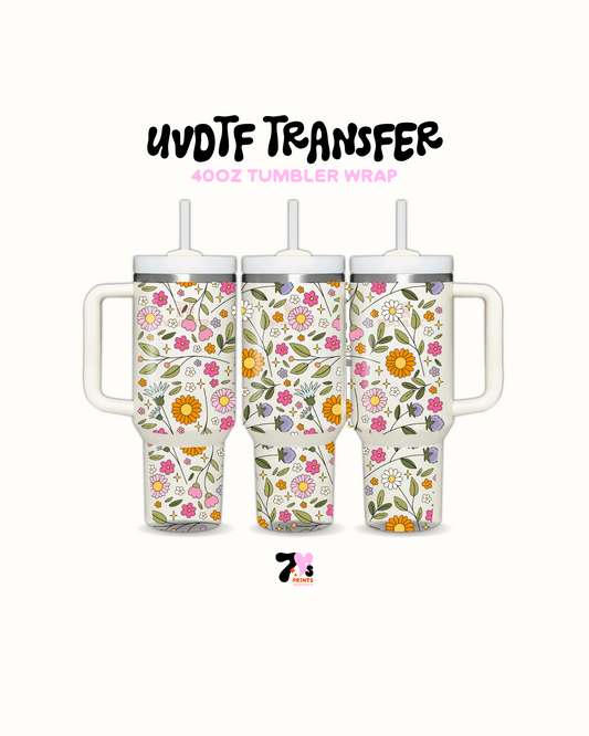 Flower Garden - UVDTF Wrap